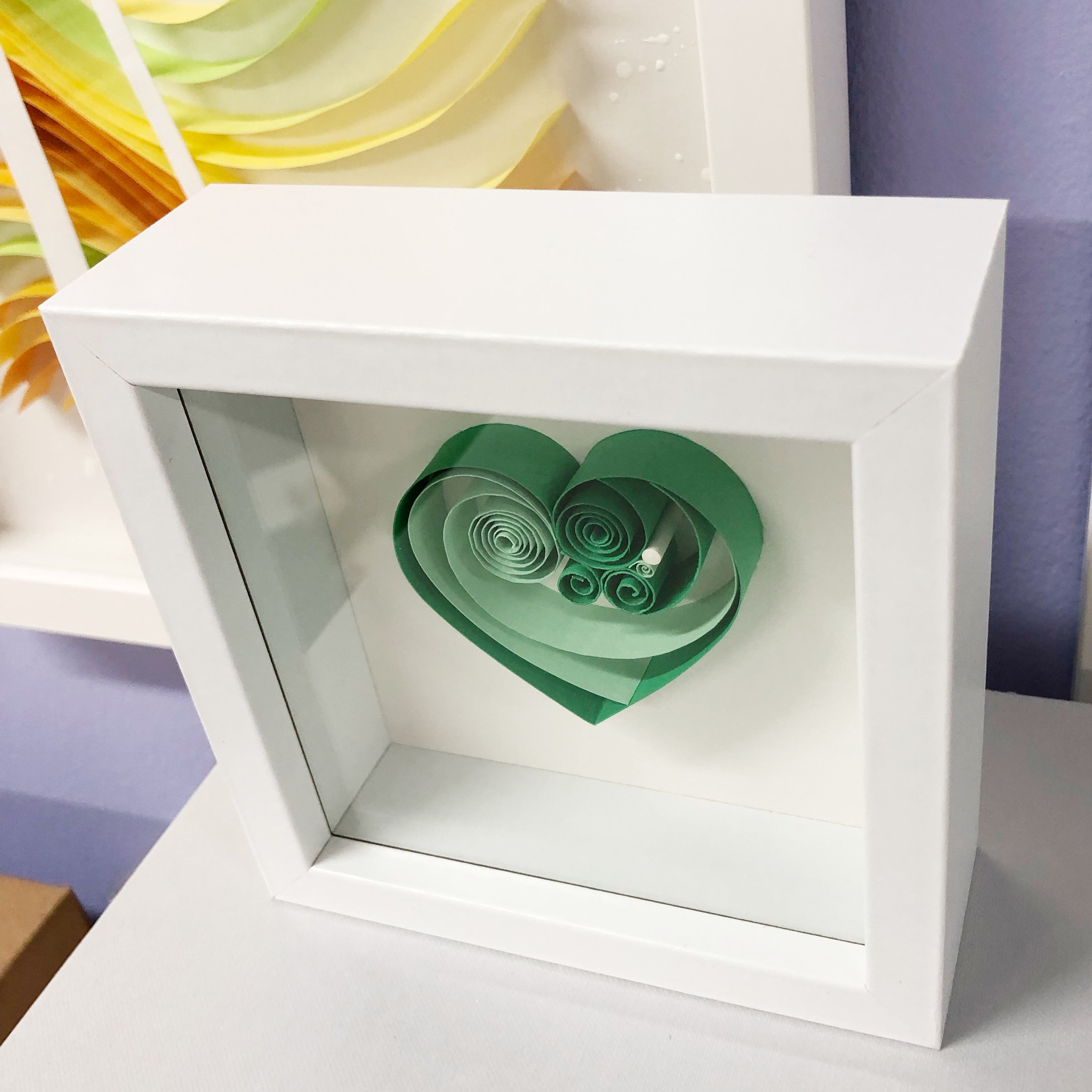 Green Emerald Mini Heart