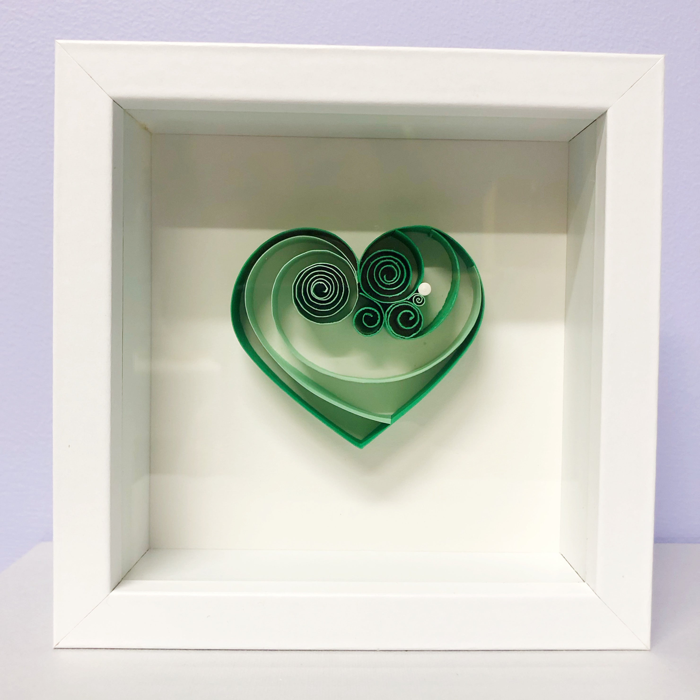 Green Emerald Mini Heart
