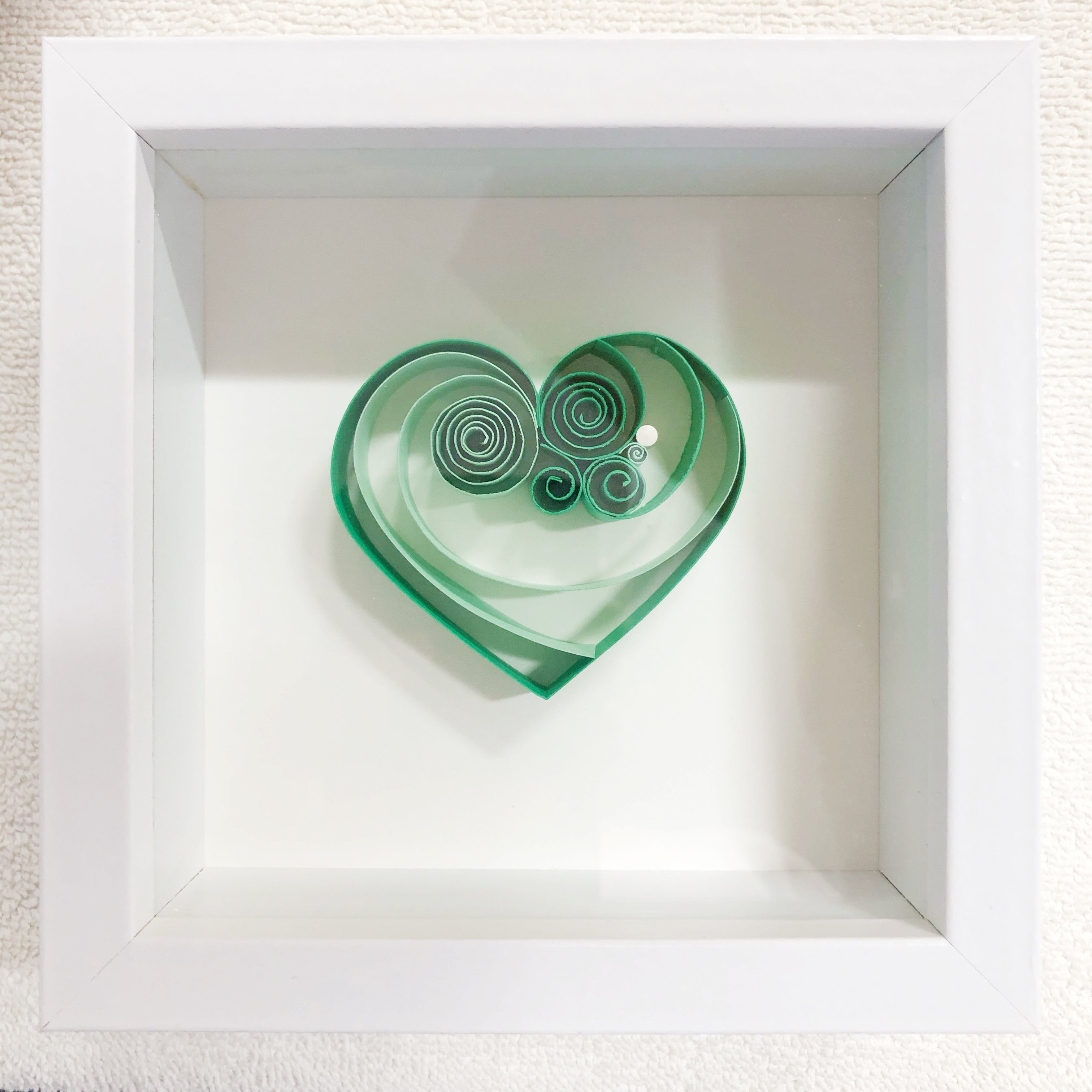 Green Emerald Mini Heart