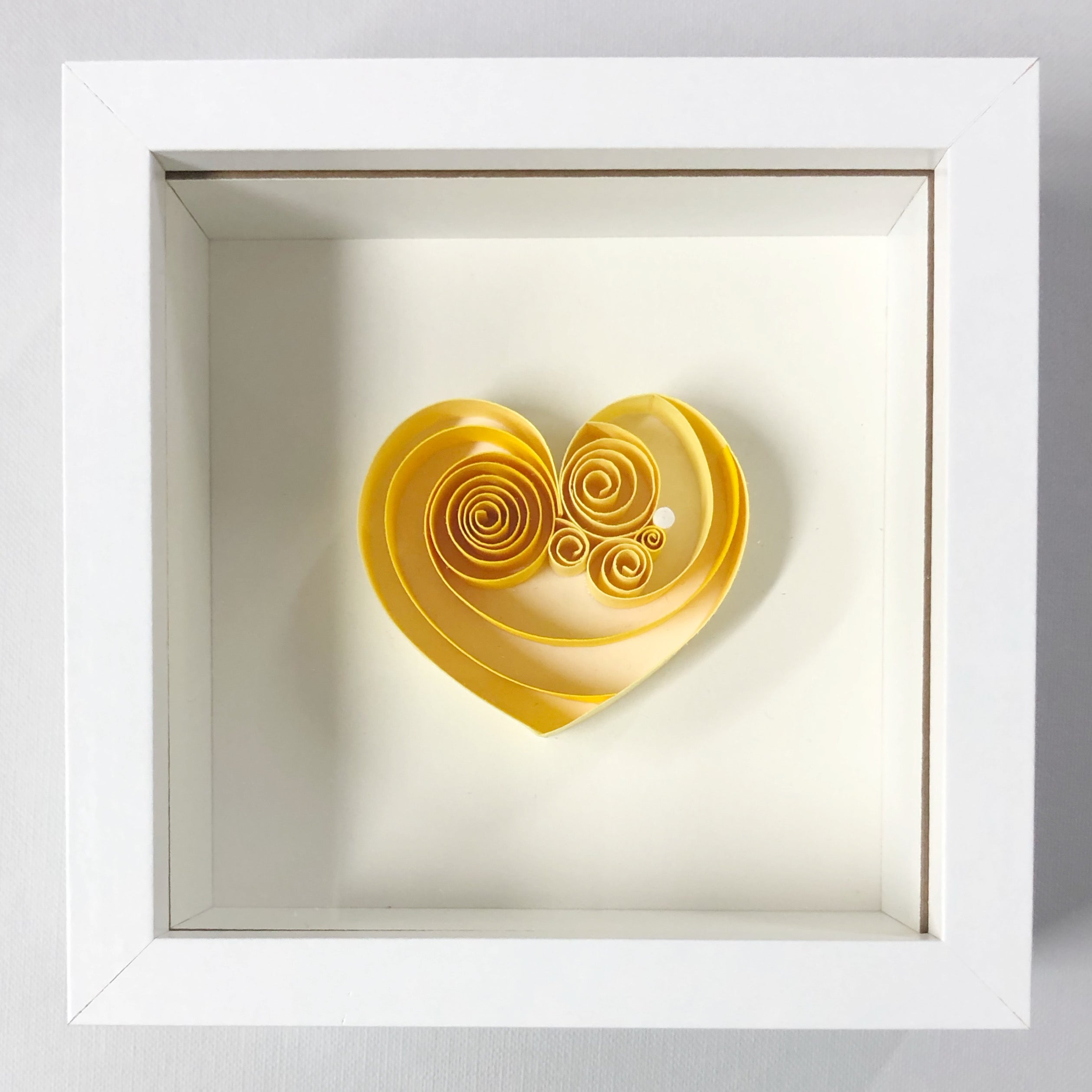 Yellow Citrine Mini Heart