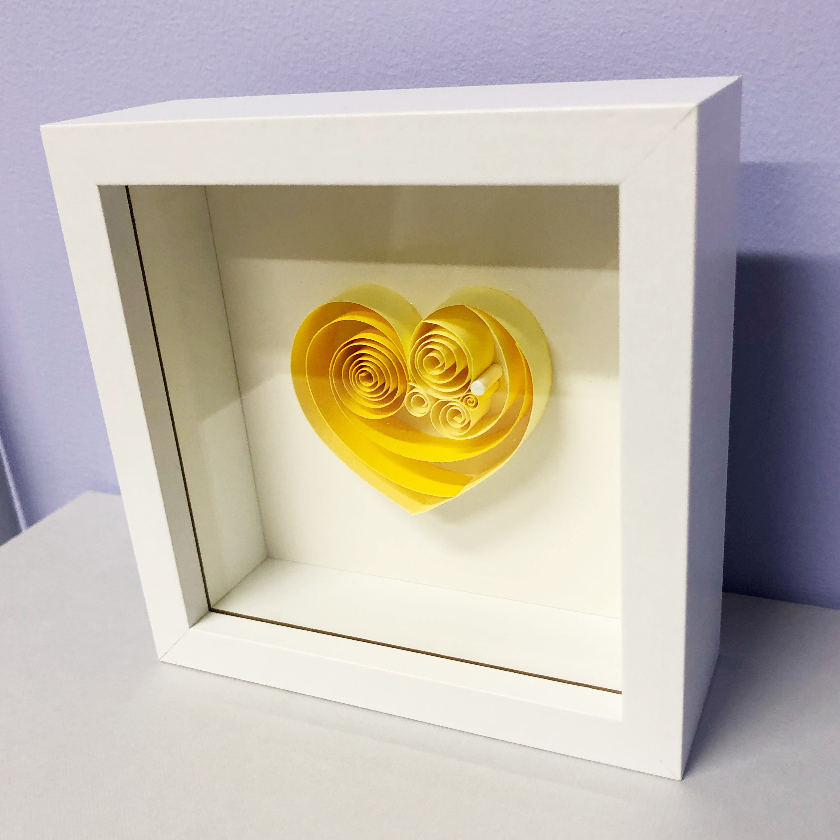 Yellow Citrine Mini Heart