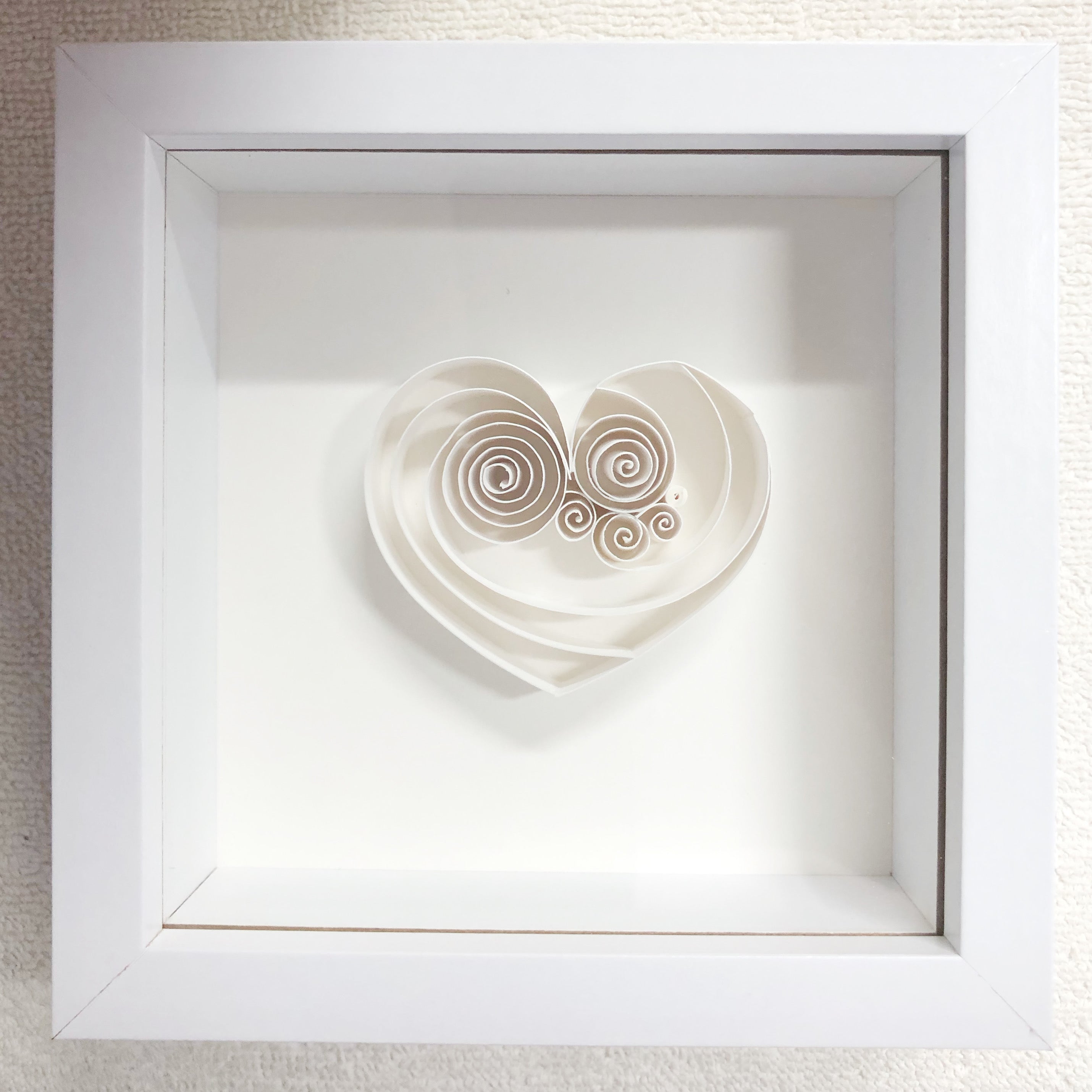 White Diamond Mini Heart