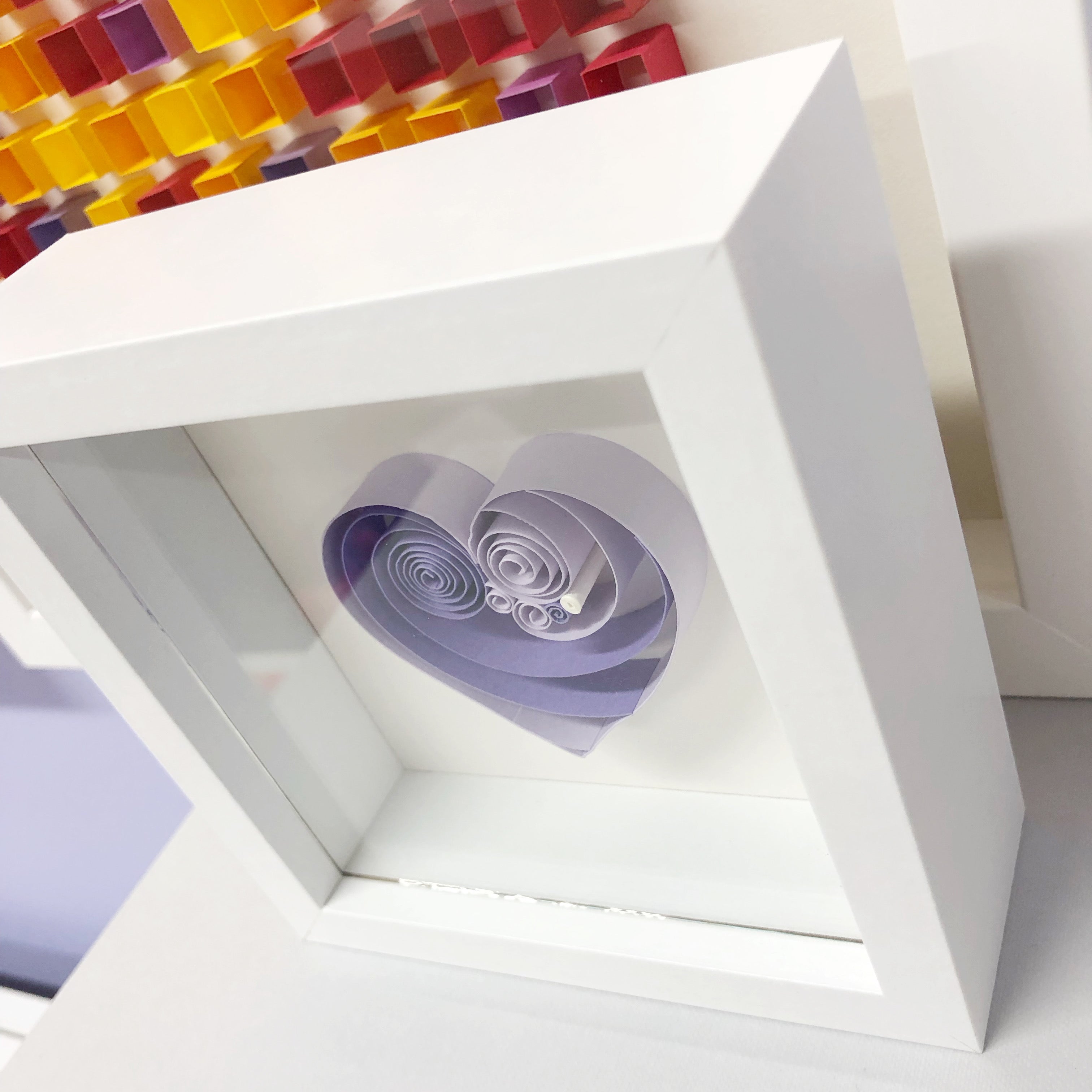 Light Purple Alexandrite Mini Heart