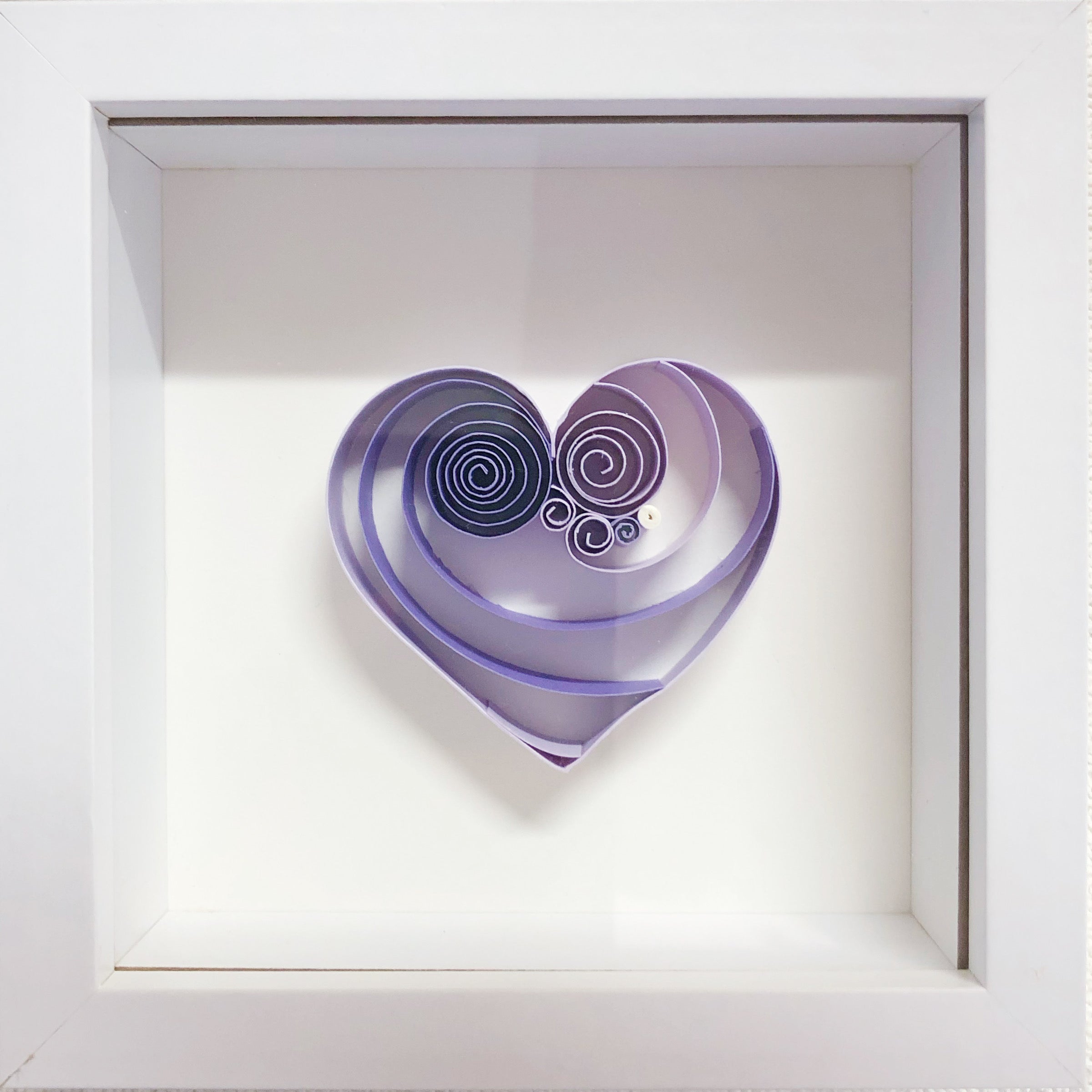 Light Purple Alexandrite Mini Heart