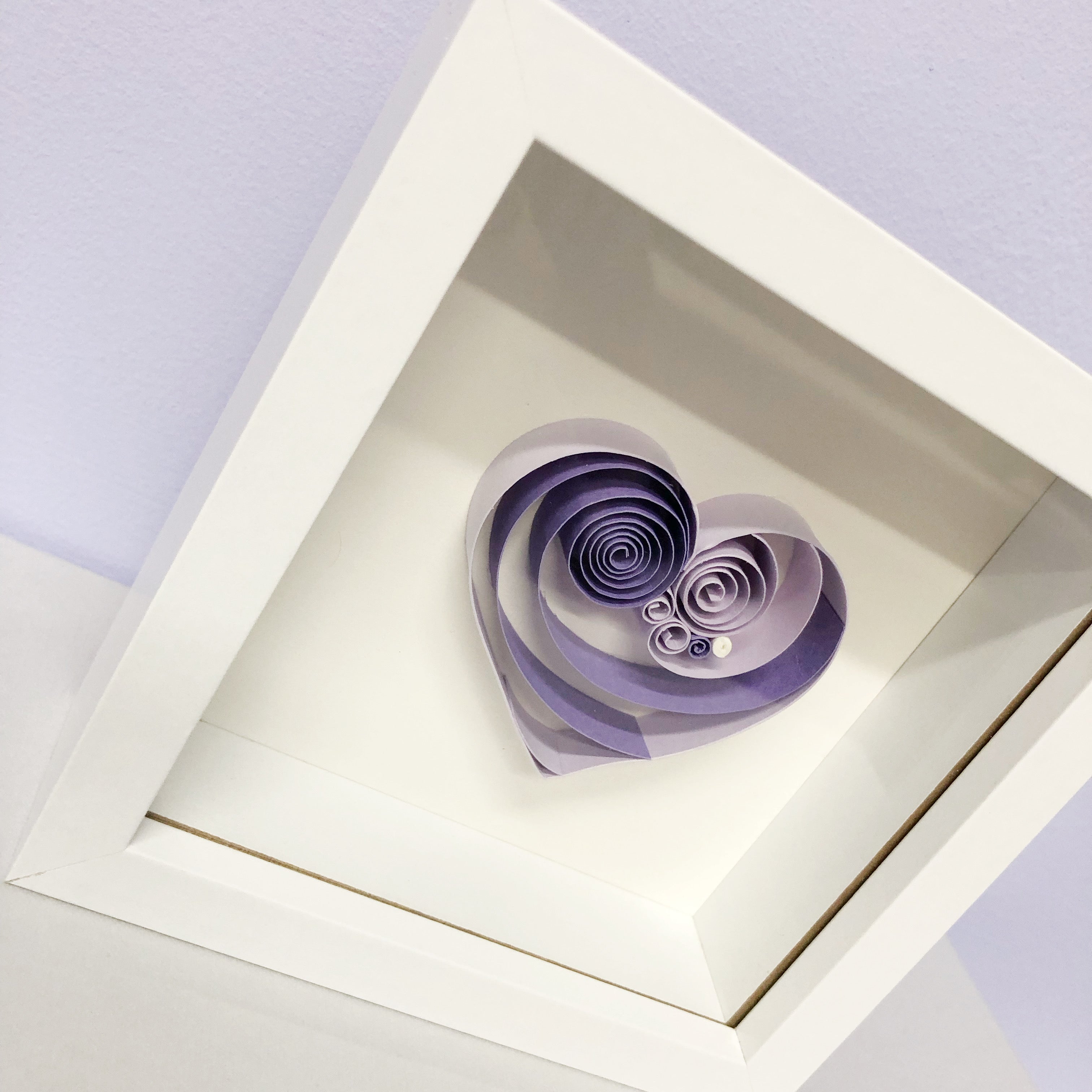 Light Purple Alexandrite Mini Heart