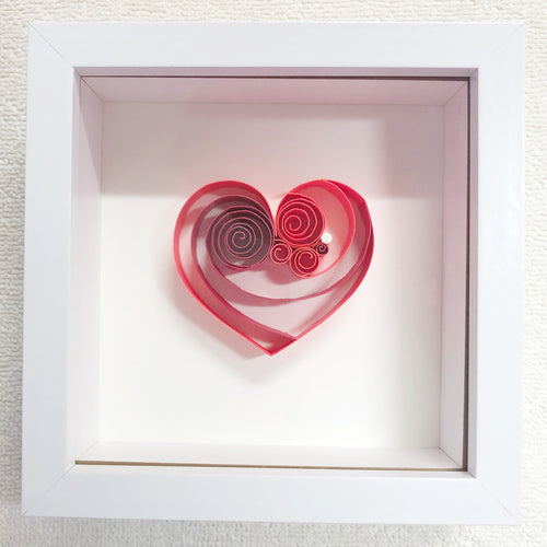 Bright Red Ruby Mini Heart