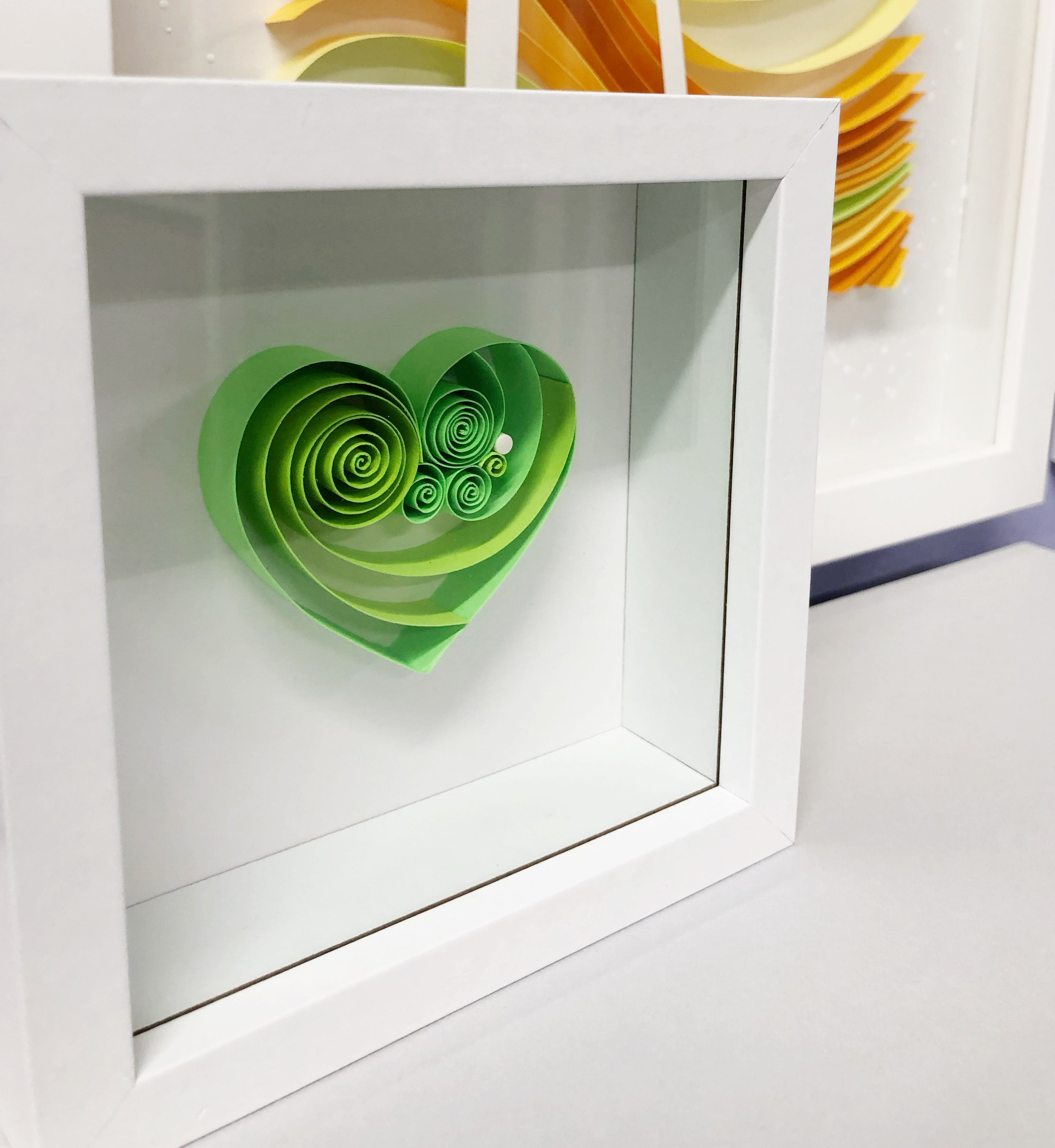 Light Green Peridot Mini Heart