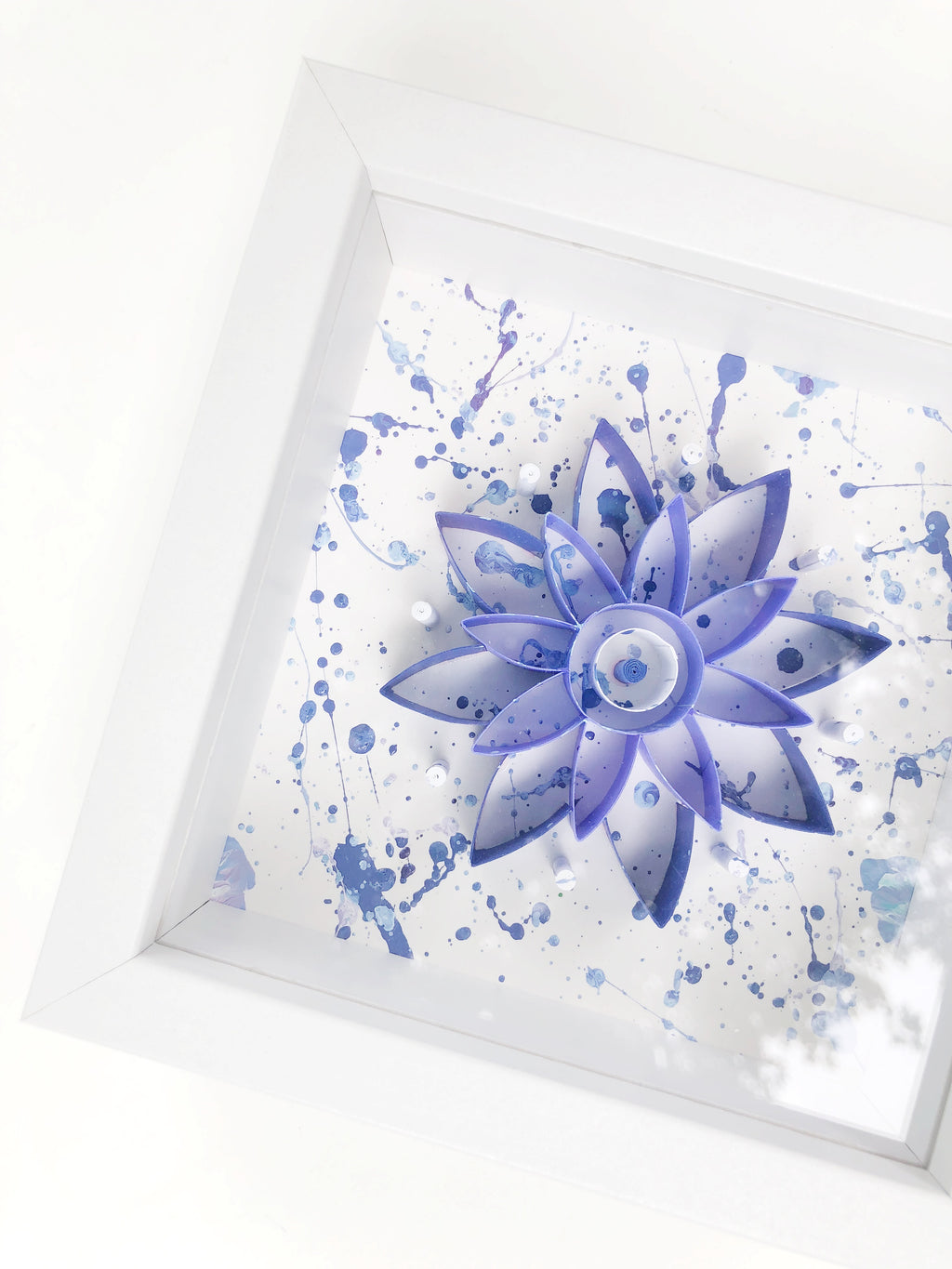 **PAINTED** Indigo Mini Mandala