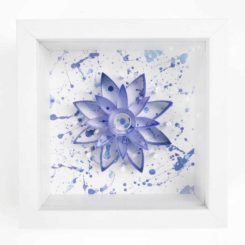 **PAINTED** Indigo Mini Mandala