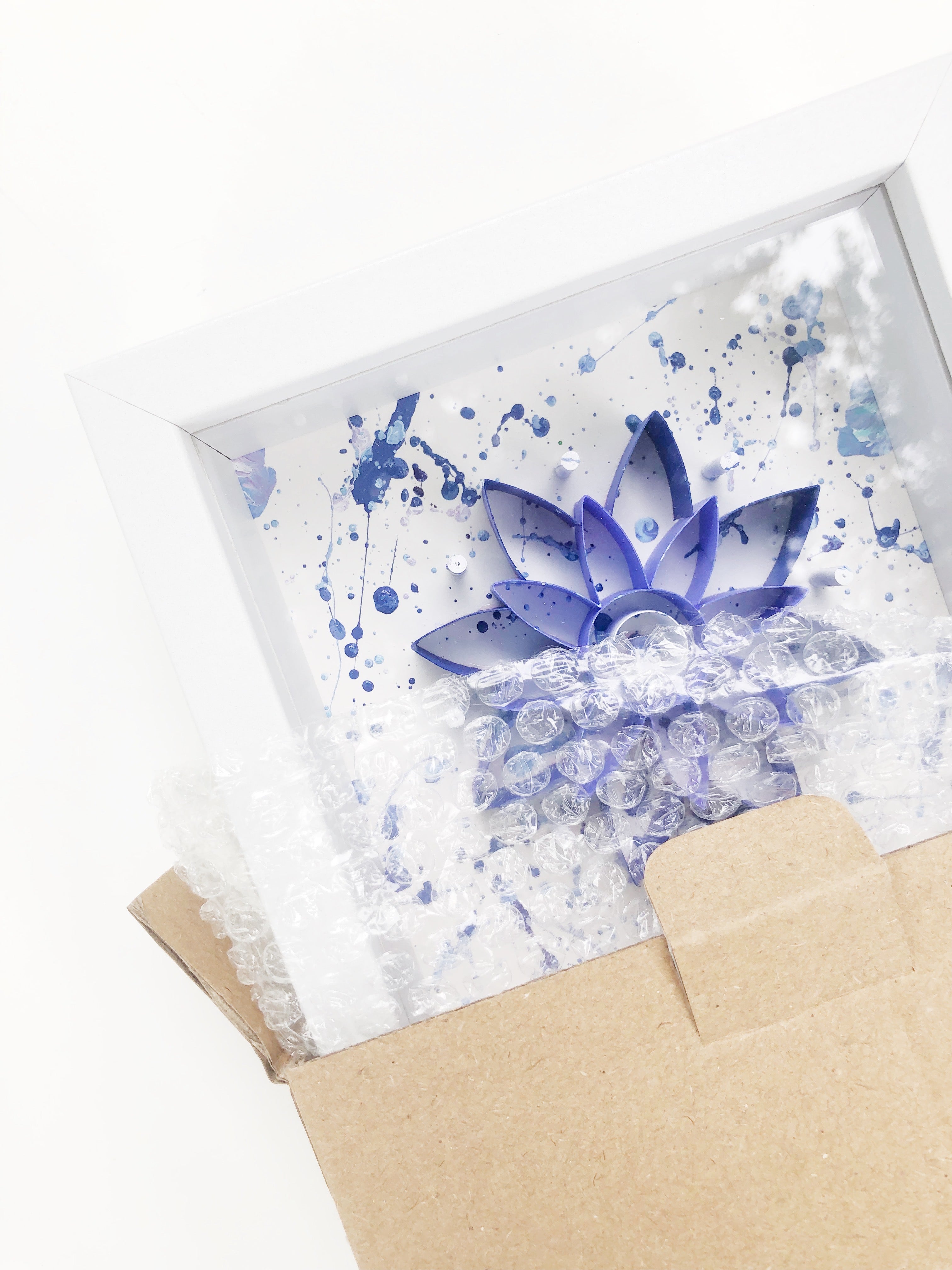 **PAINTED** Indigo Mini Mandala