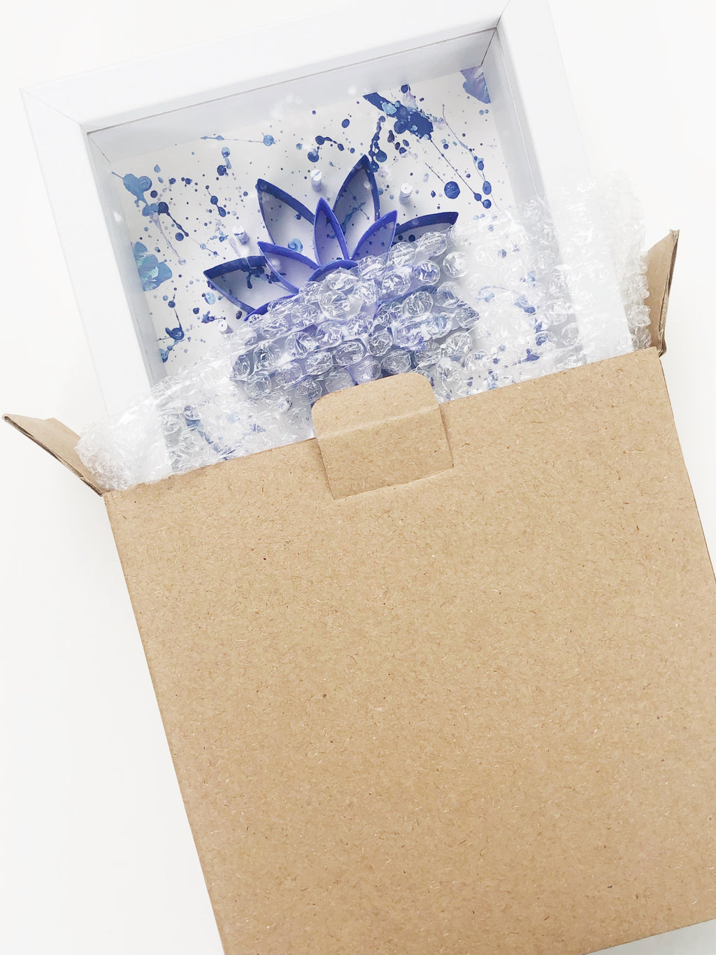 **PAINTED** Indigo Mini Mandala