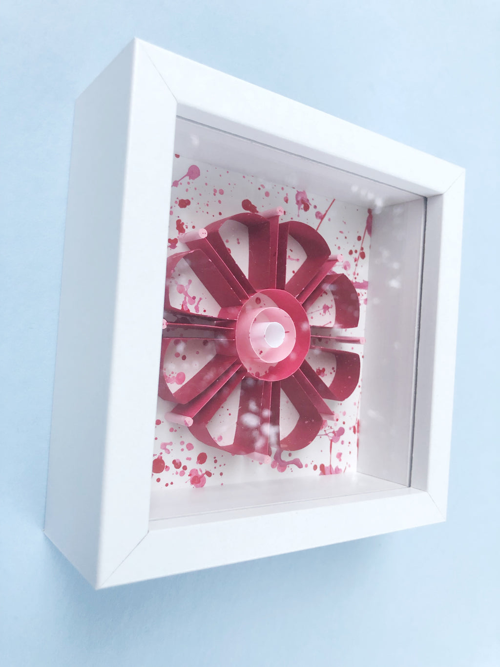 **PAINTED** Red Mini Mandala