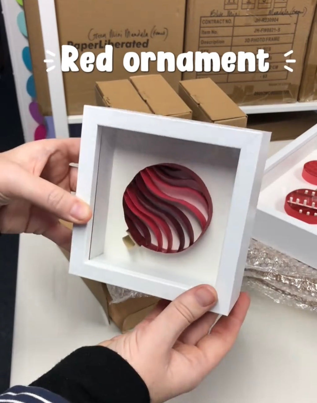 Mini Red Ornament