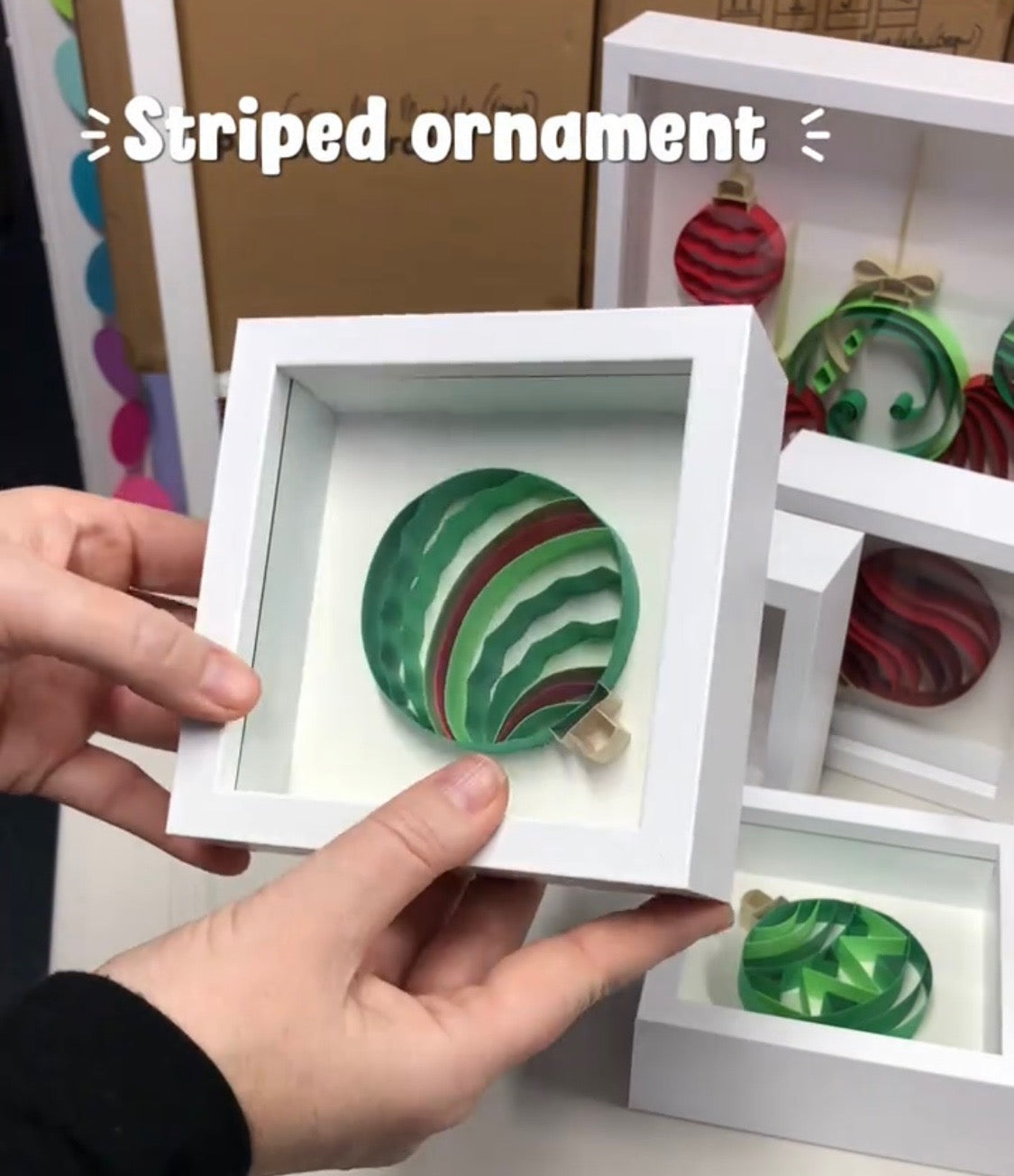 Mini Striped Ornament