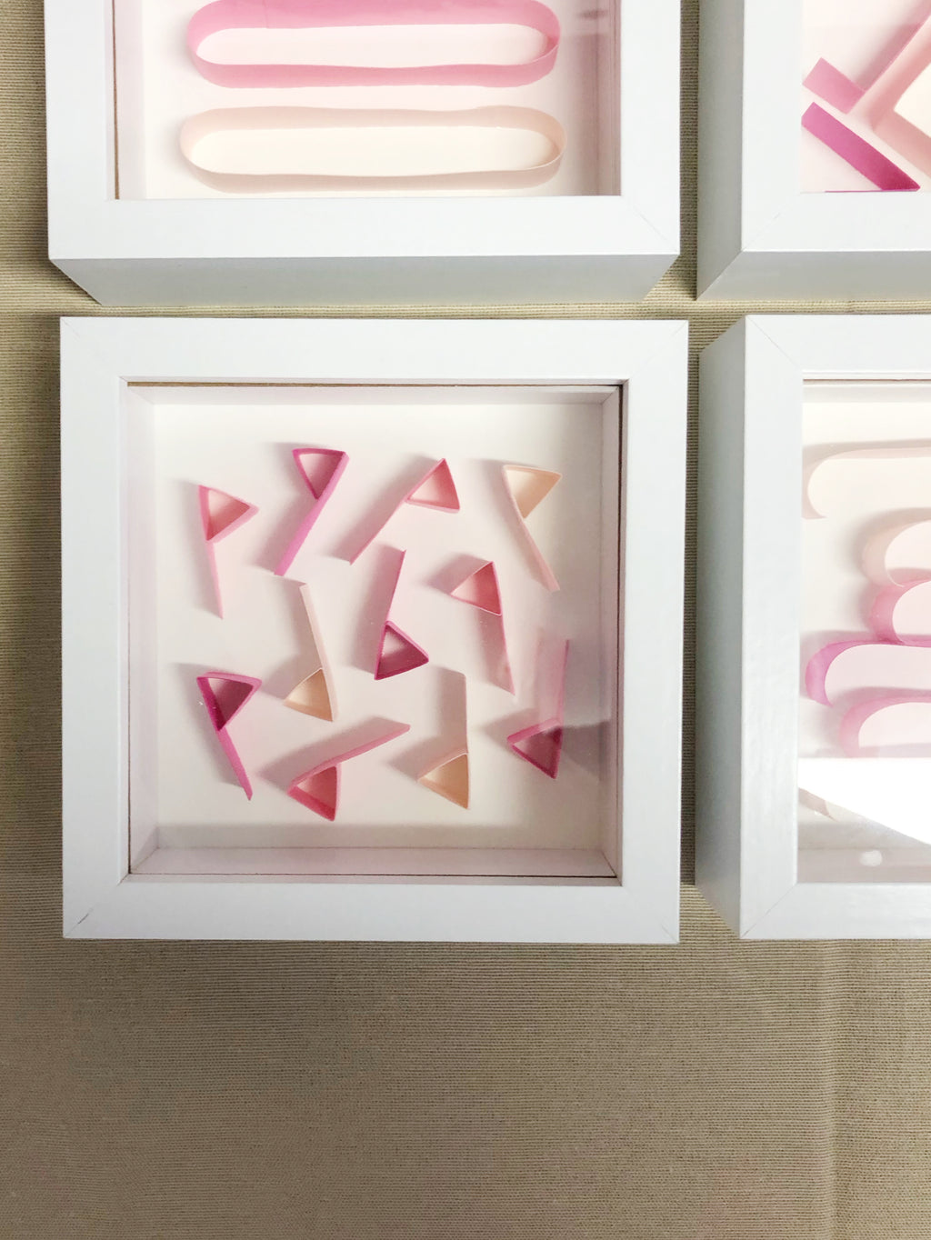 "C" Pink Mini Pattern 5"x 5"