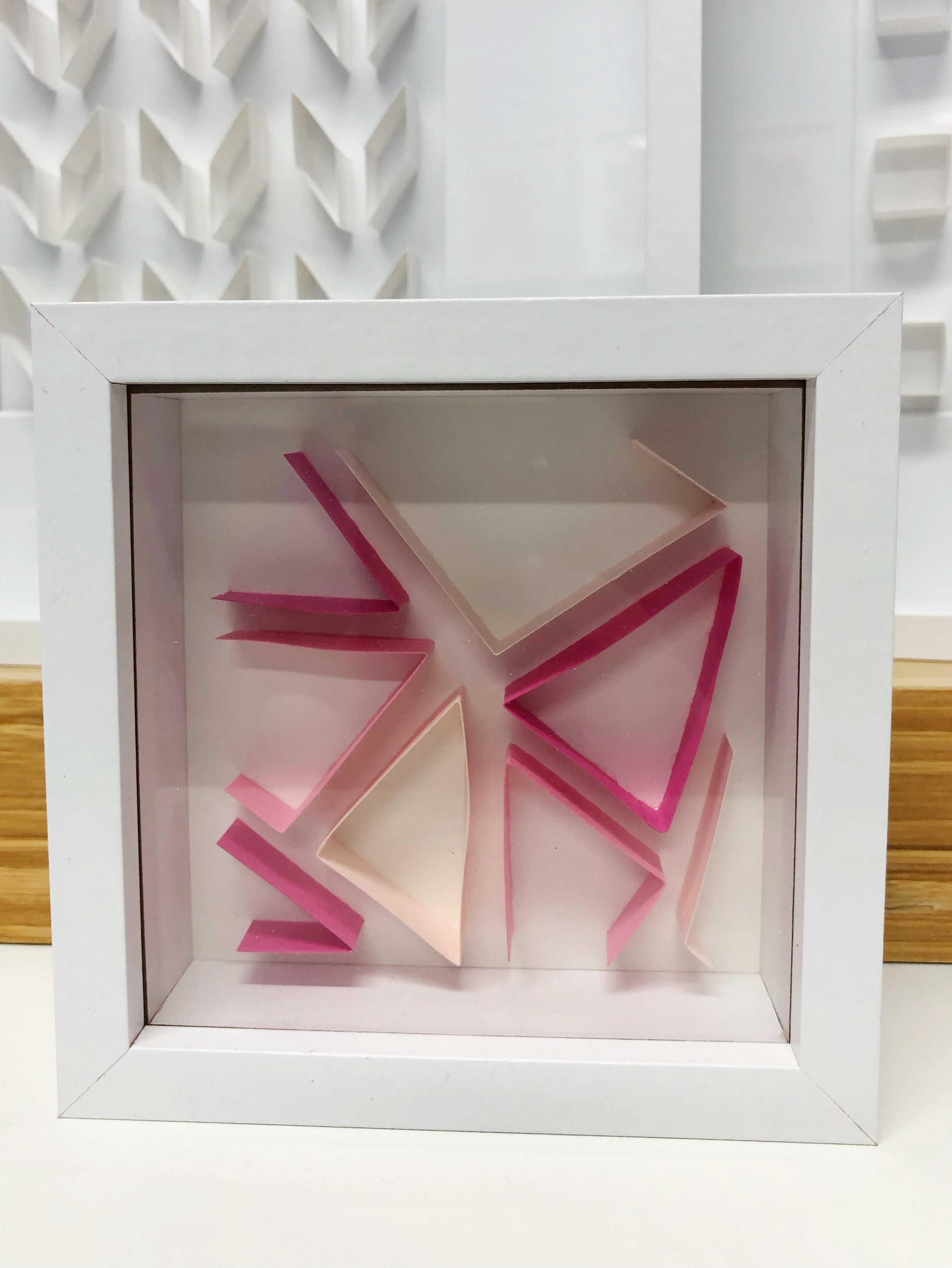 "A" Pink Mini Pattern 5"x 5"