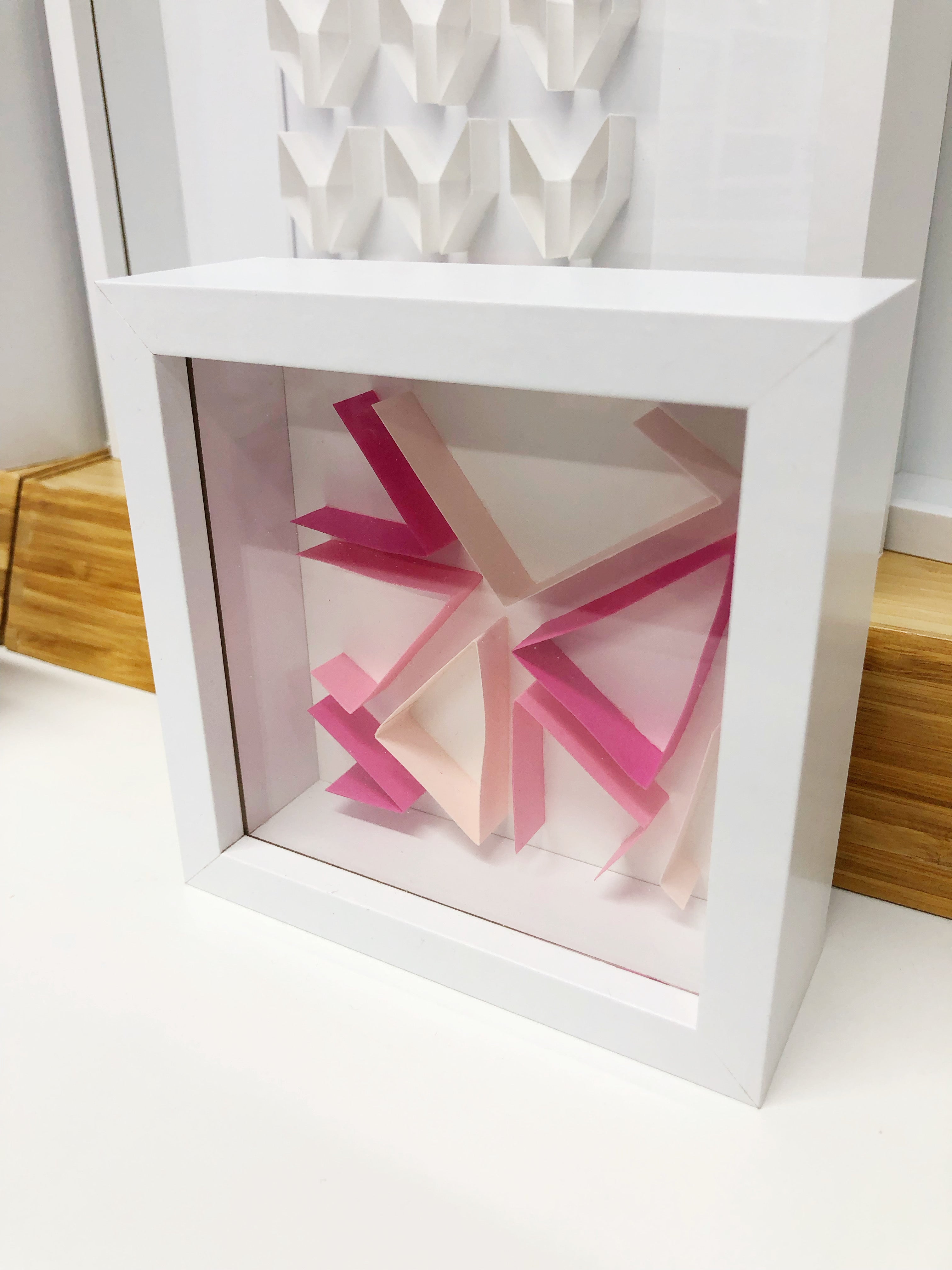 "A" Pink Mini Pattern 5"x 5"