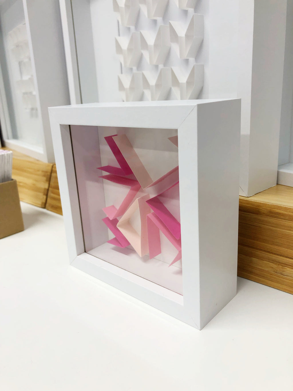 "A" Pink Mini Pattern 5"x 5"