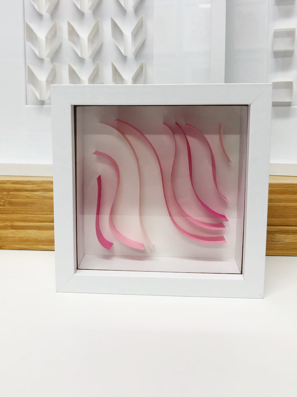 "E" Pink Mini Pattern 5"x 5"