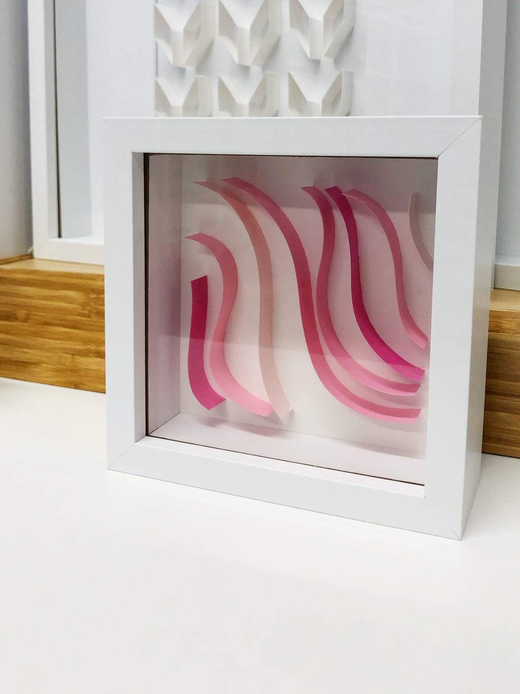 "E" Pink Mini Pattern 5"x 5"