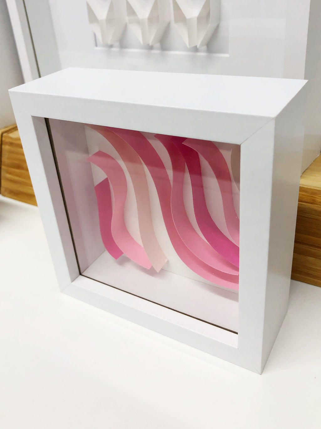 "E" Pink Mini Pattern 5"x 5"