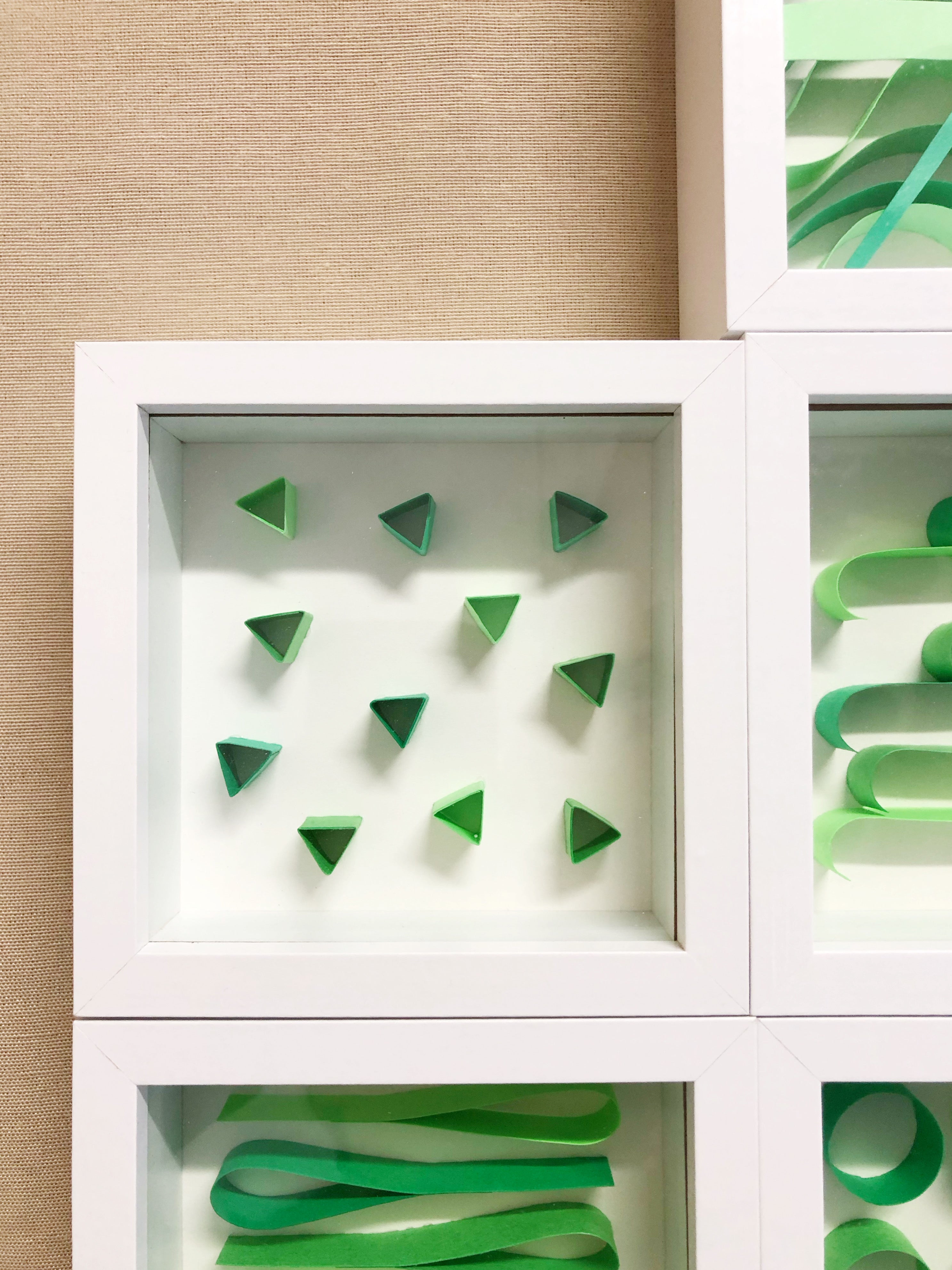 "B" Green Mini Pattern 5"x 5"