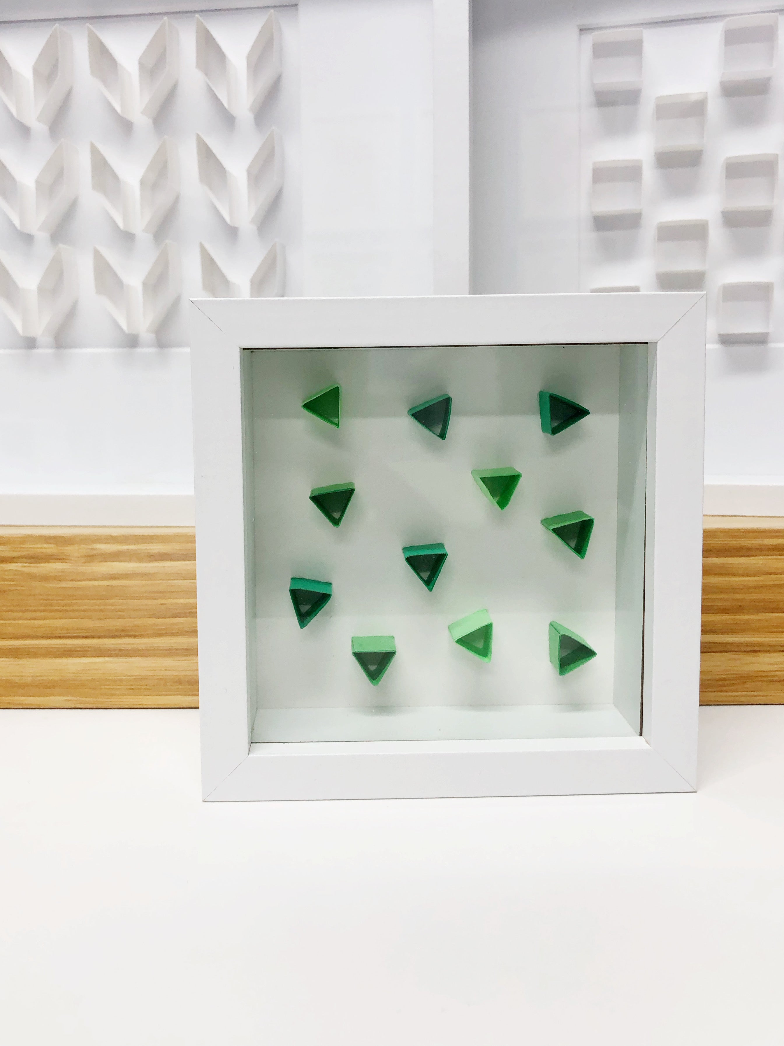 "B" Green Mini Pattern 5"x 5"