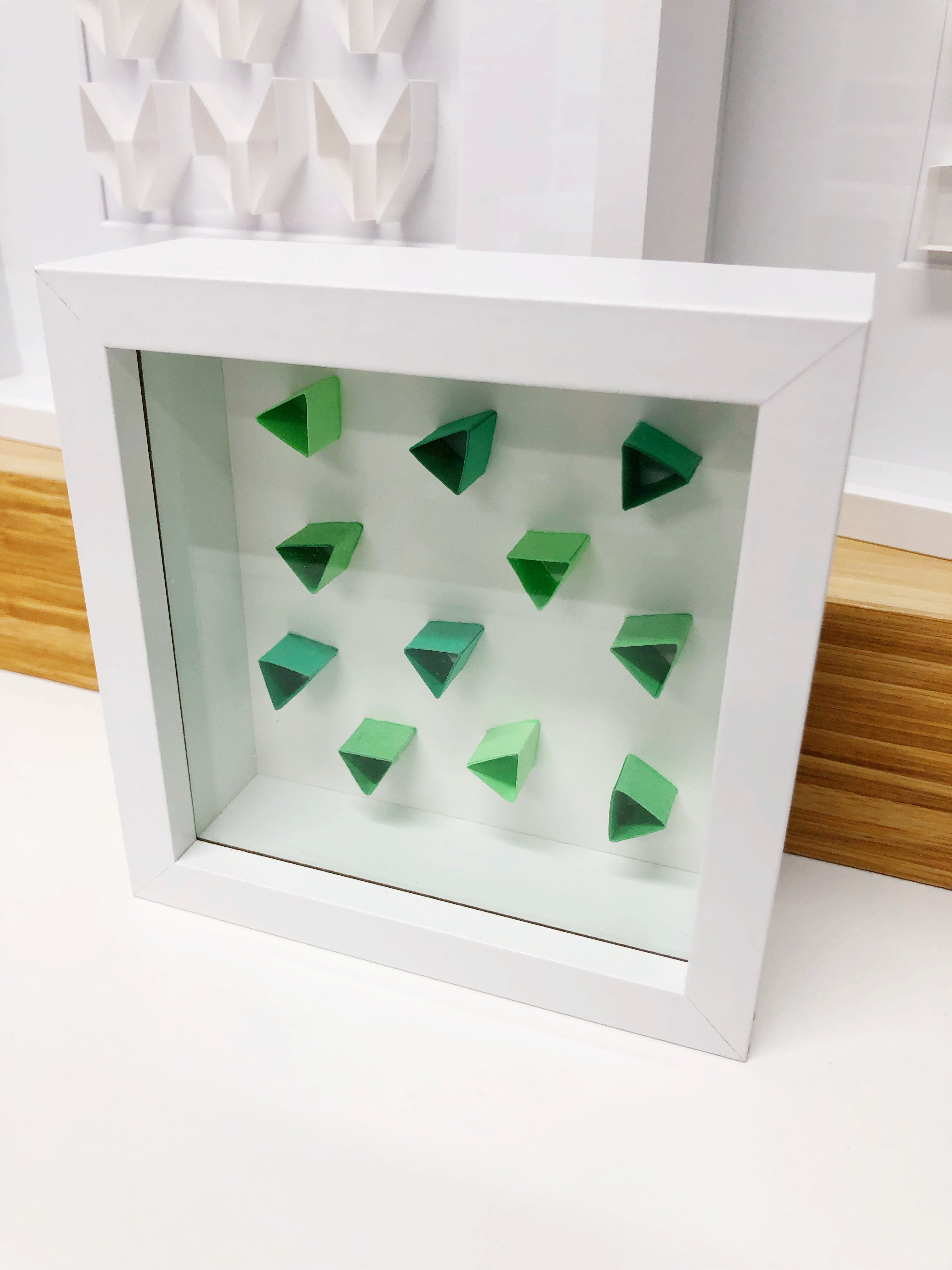 "B" Green Mini Pattern 5"x 5"