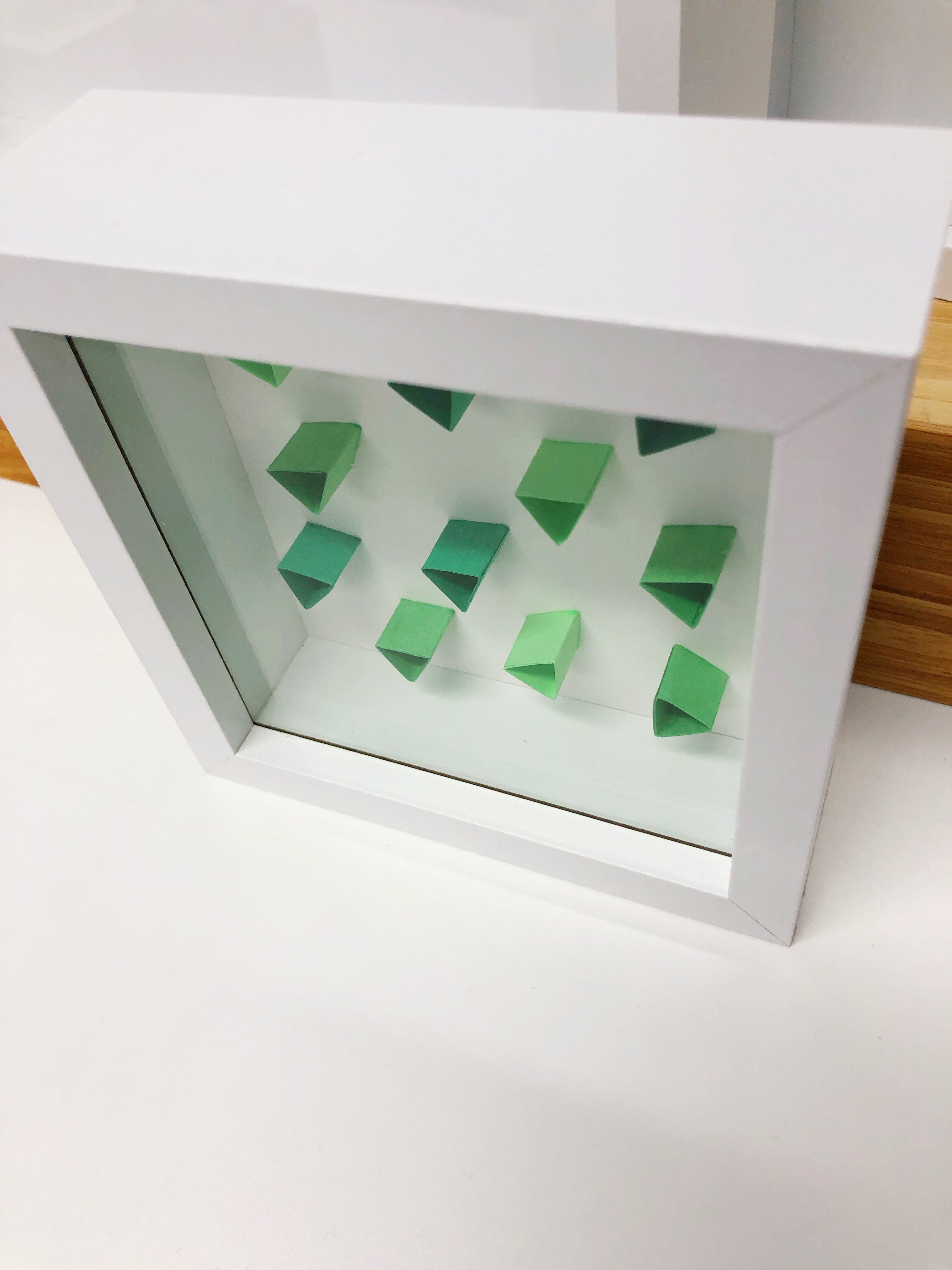 "B" Green Mini Pattern 5"x 5"