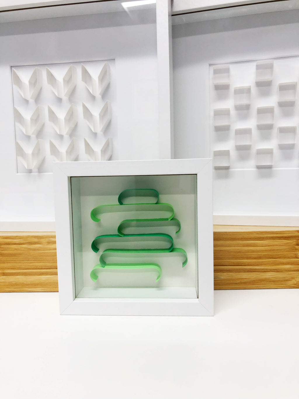 "C" Green Mini Pattern 5"x 5"