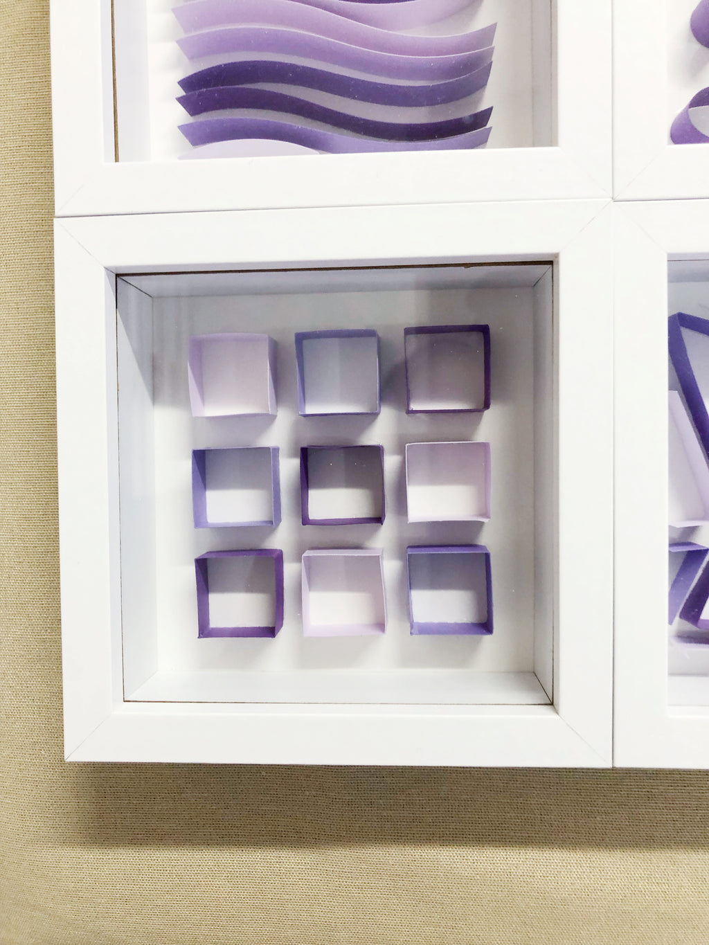 "P" Purple Mini Pattern 5"x 5"