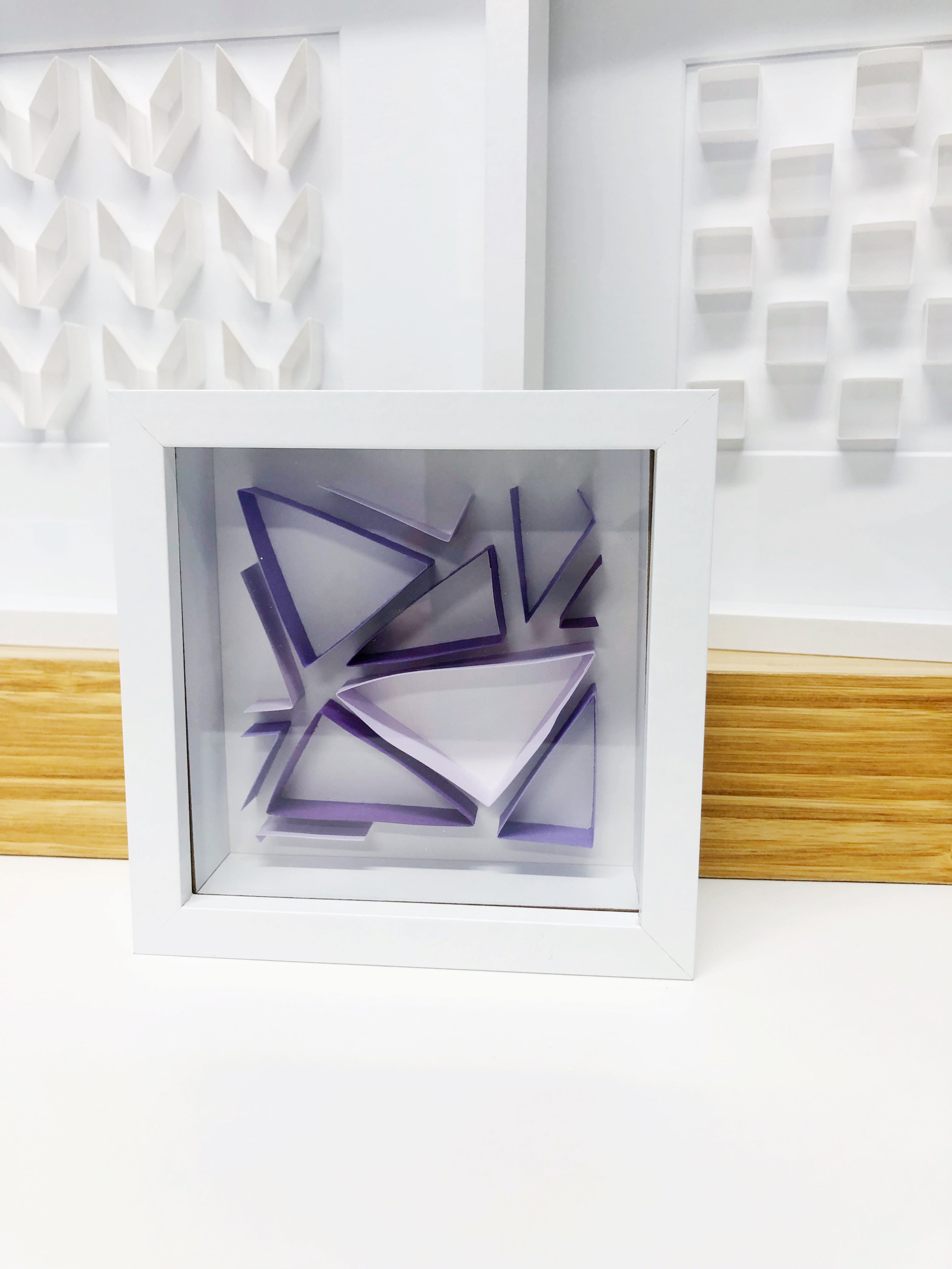 "O" Purple Mini Pattern 5"x 5"