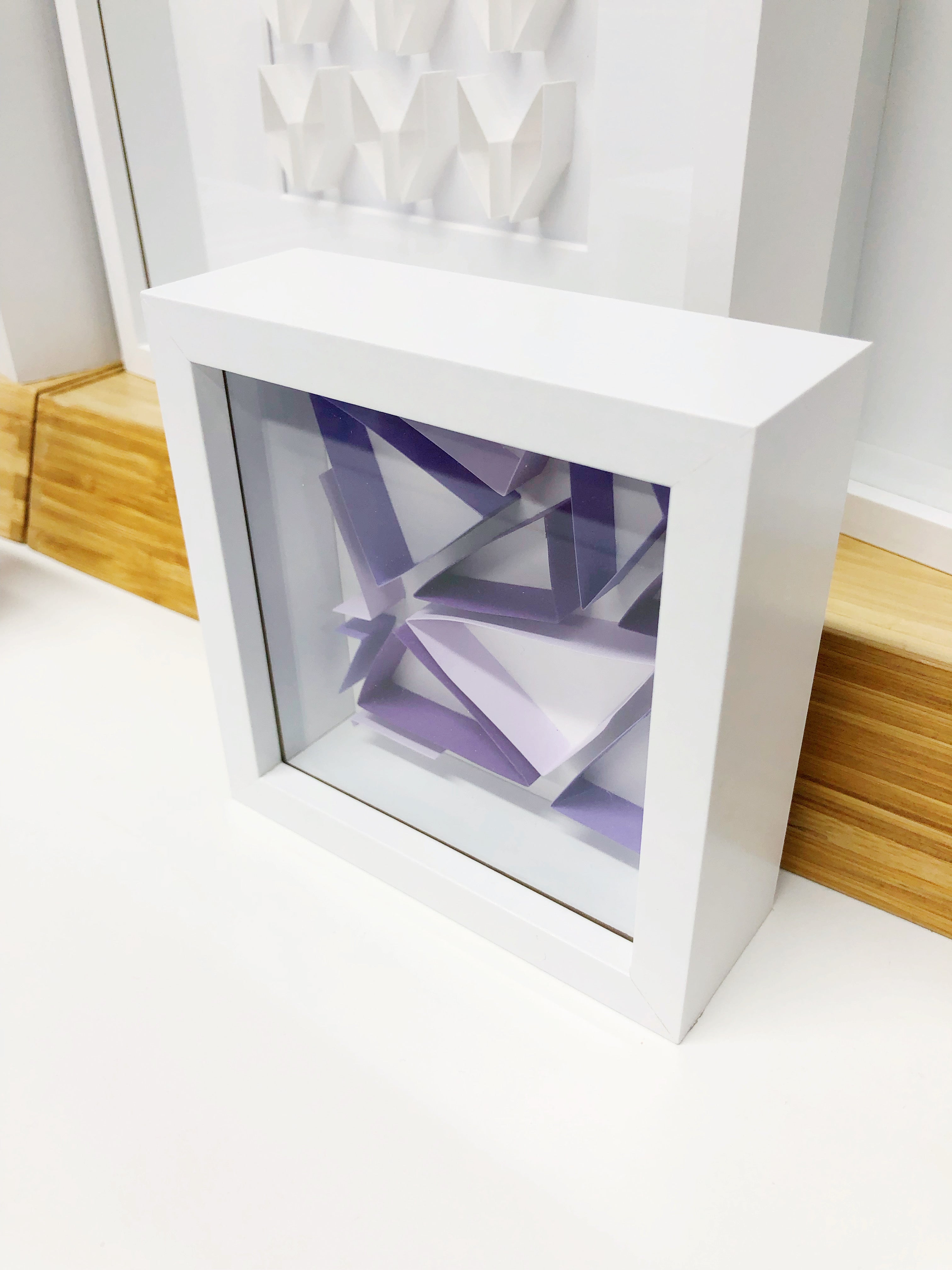 "O" Purple Mini Pattern 5"x 5"