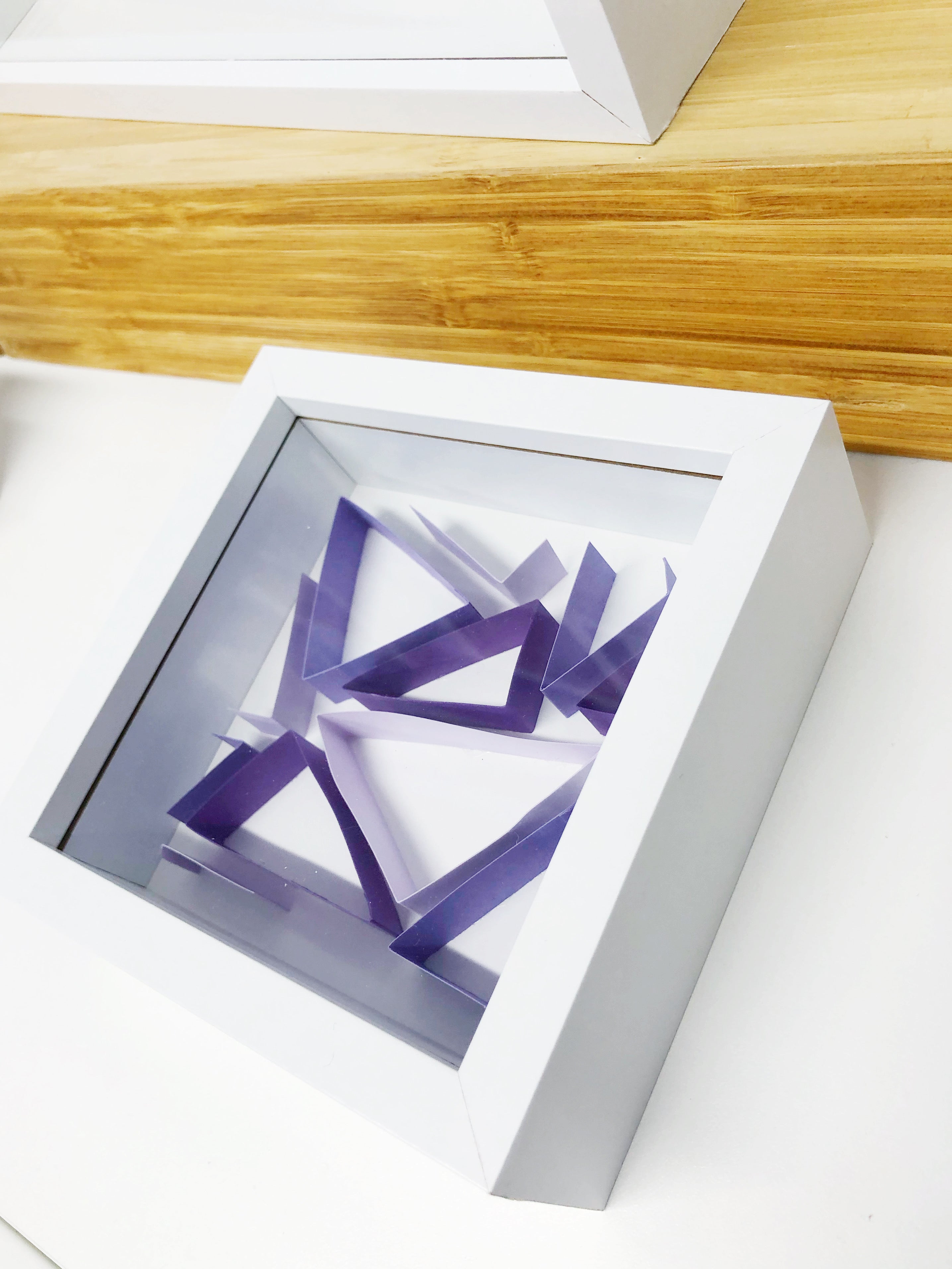 "O" Purple Mini Pattern 5"x 5"