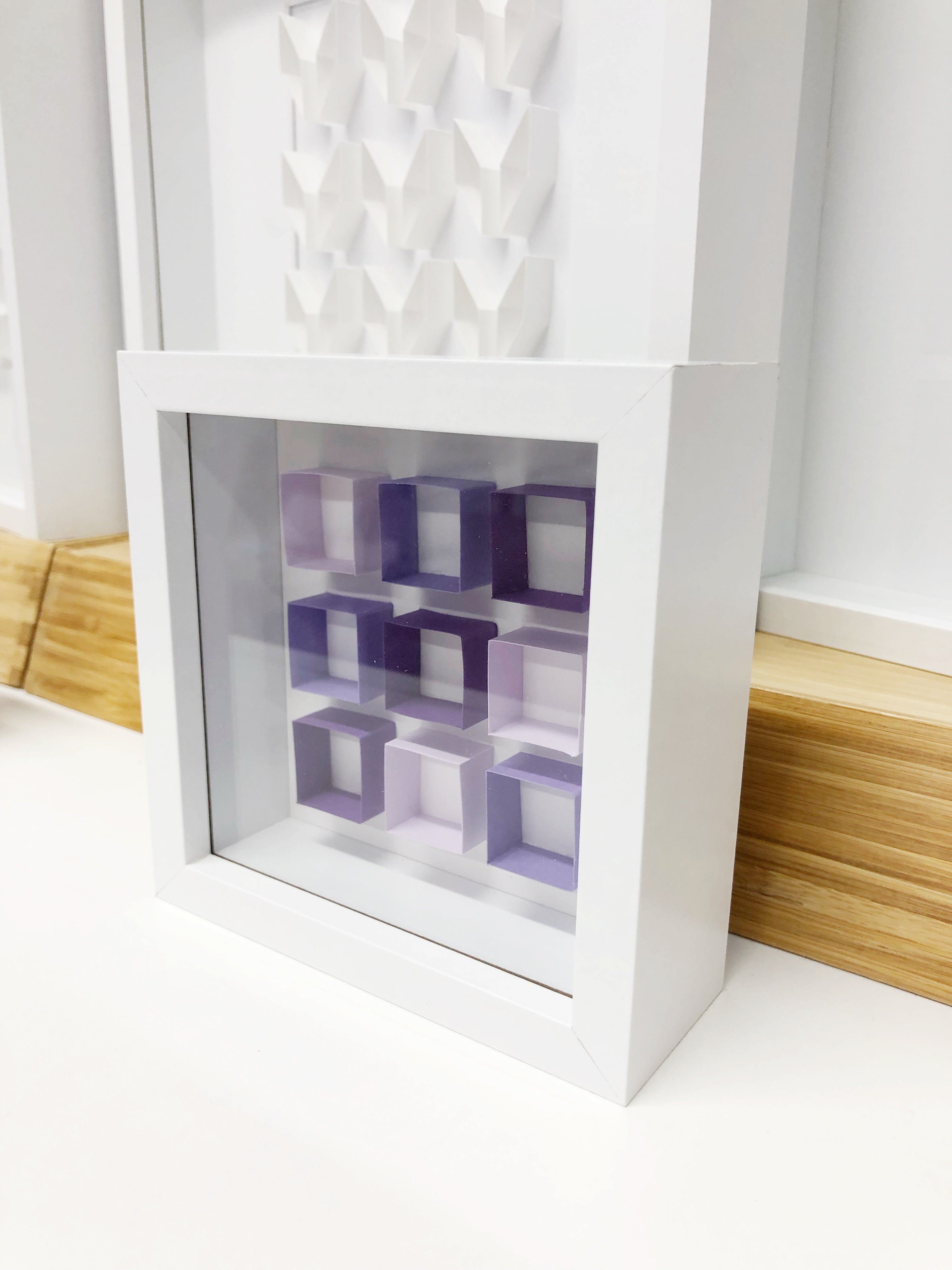 "P" Purple Mini Pattern 5"x 5"