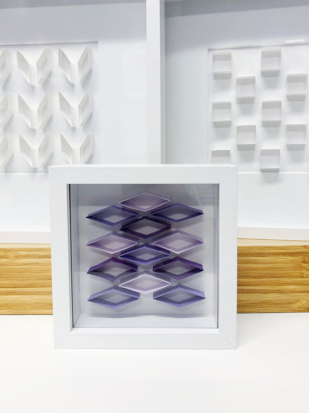 "K" Purple Mini Pattern 5"x 5"