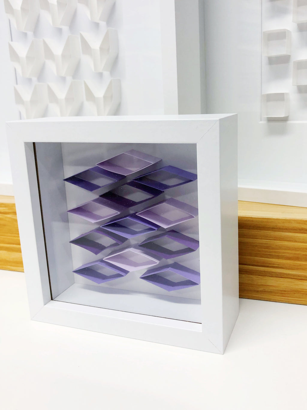 "K" Purple Mini Pattern 5"x 5"
