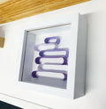 "J" Purple Mini Pattern 5"x 5"