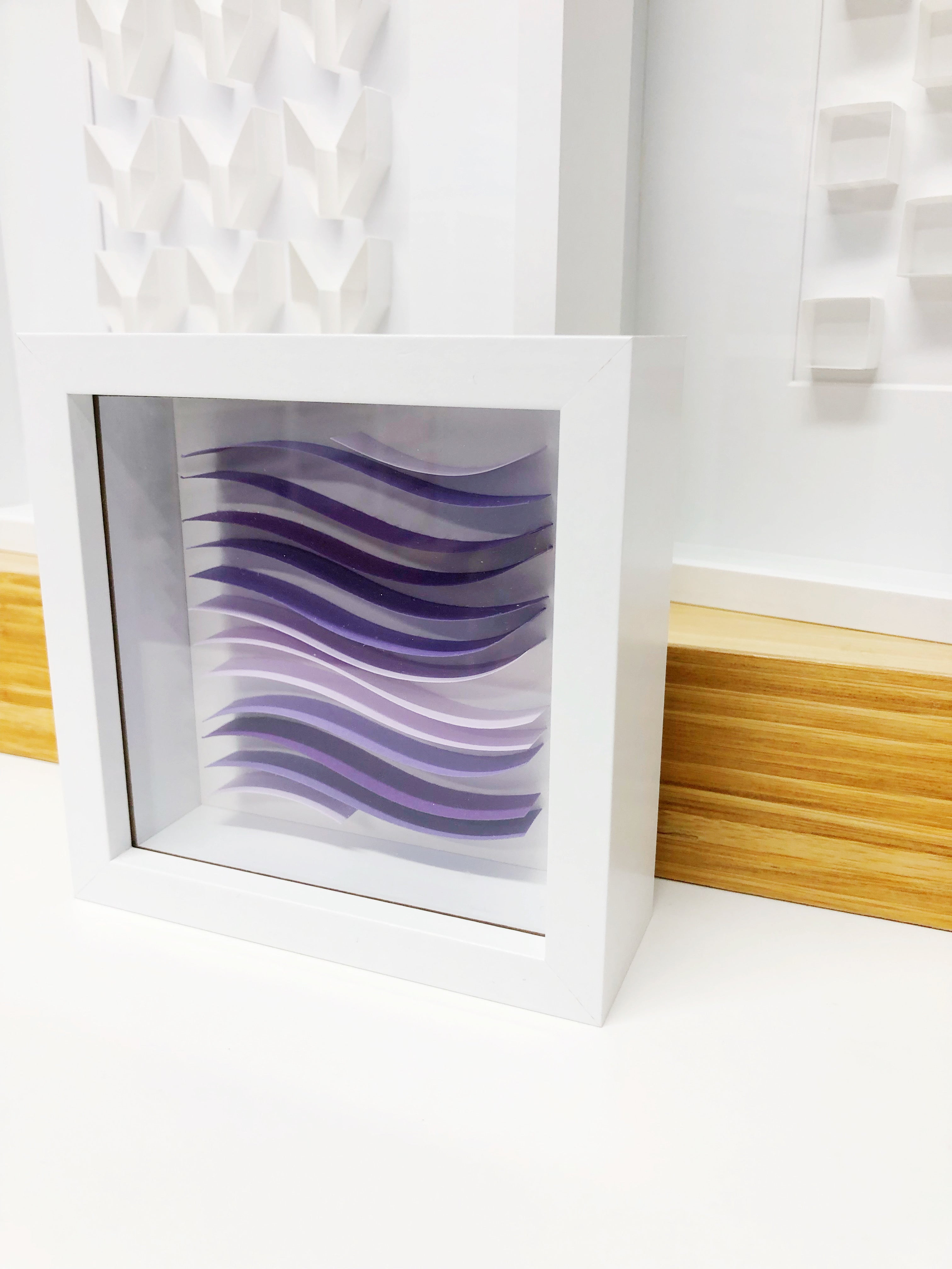 "I" Purple Mini Pattern 5"x 5"