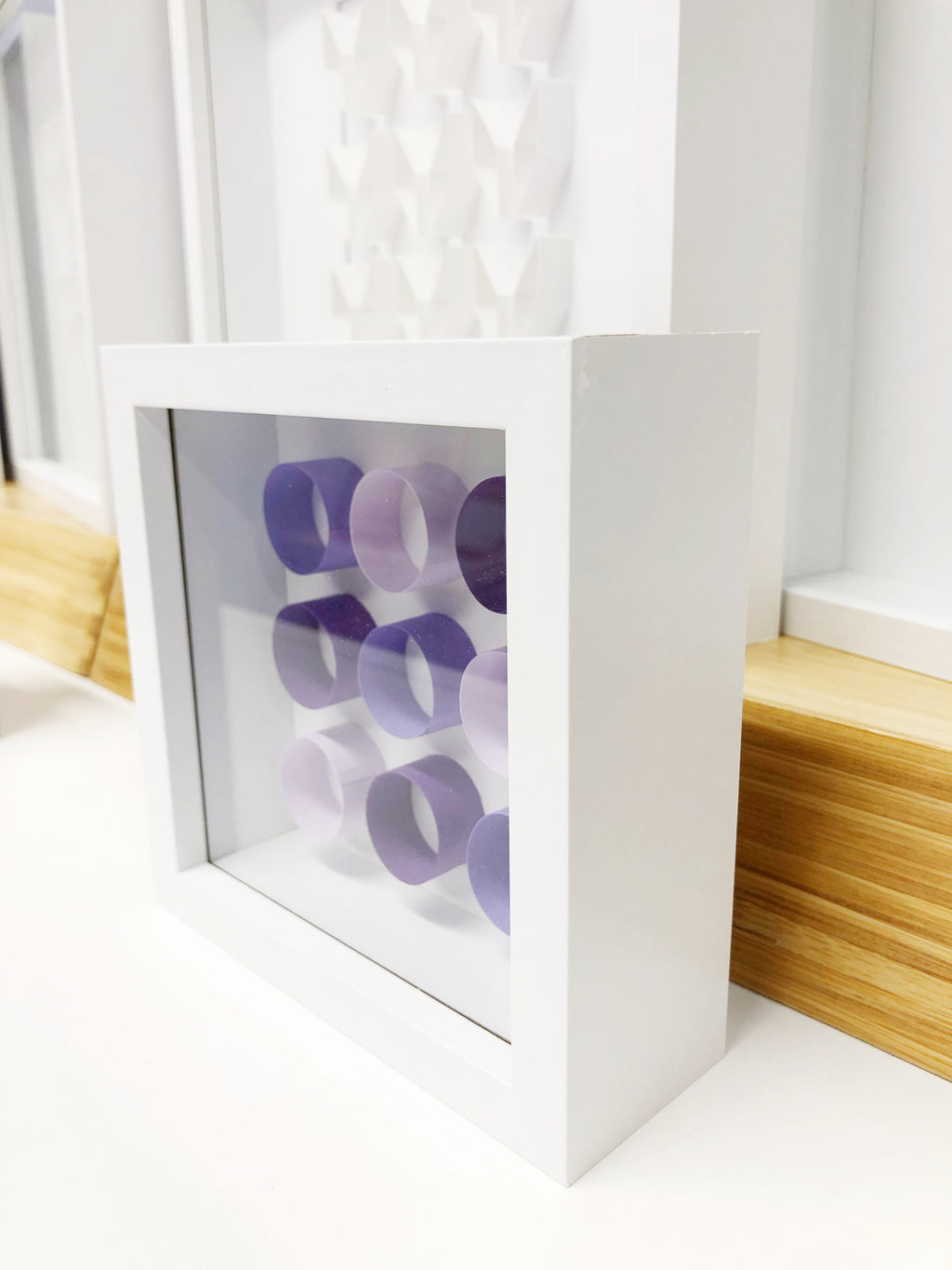 "E" Purple Mini Pattern 5"x 5"