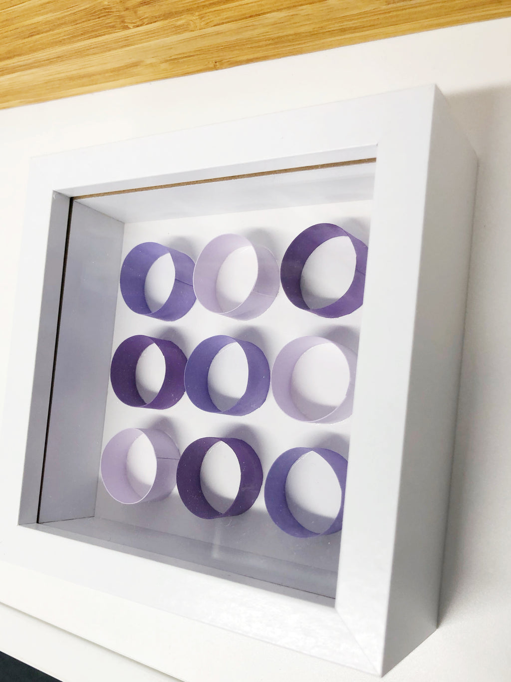 "E" Purple Mini Pattern 5"x 5"