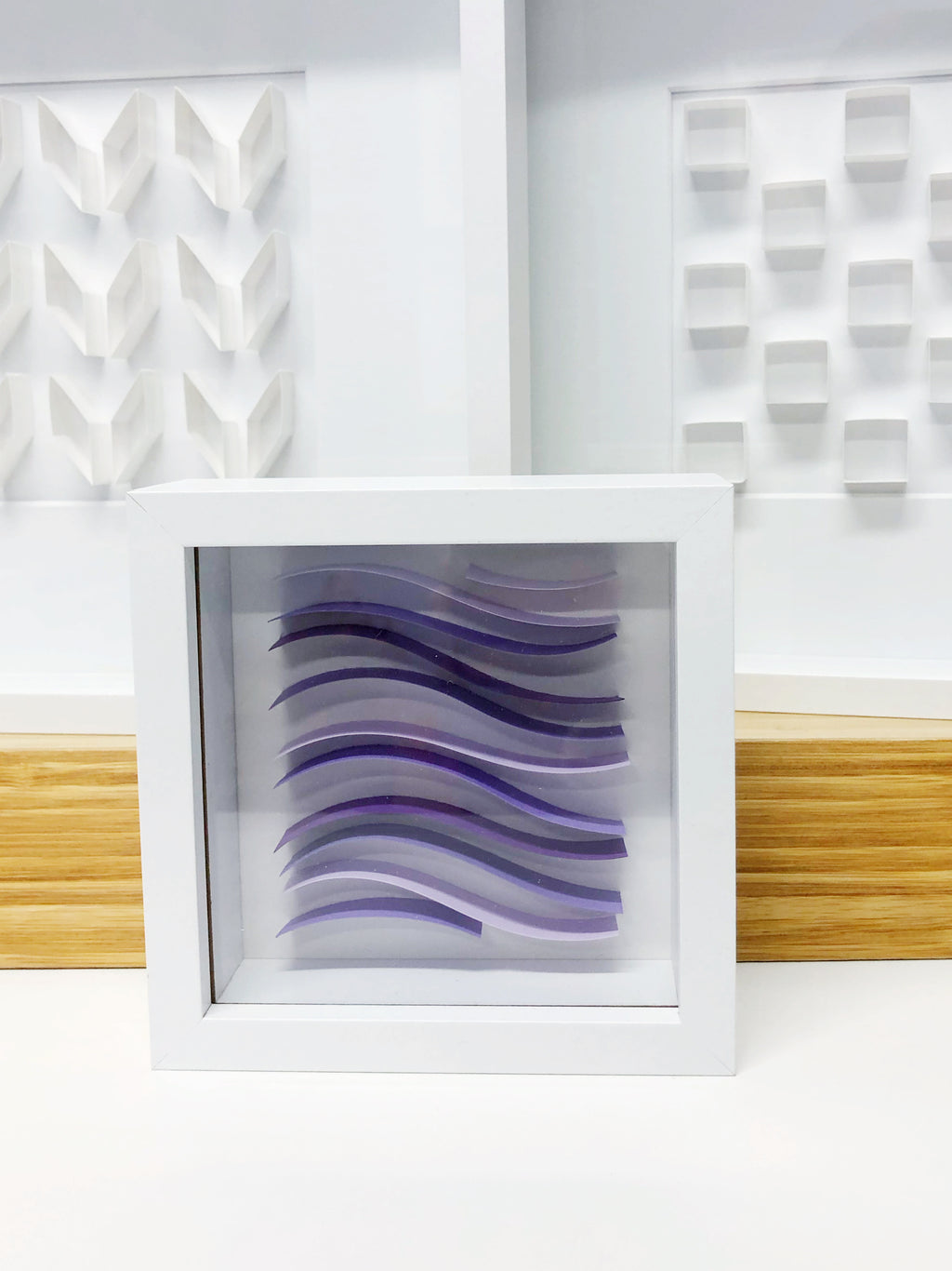 "F" Purple Mini Pattern 5"x 5"
