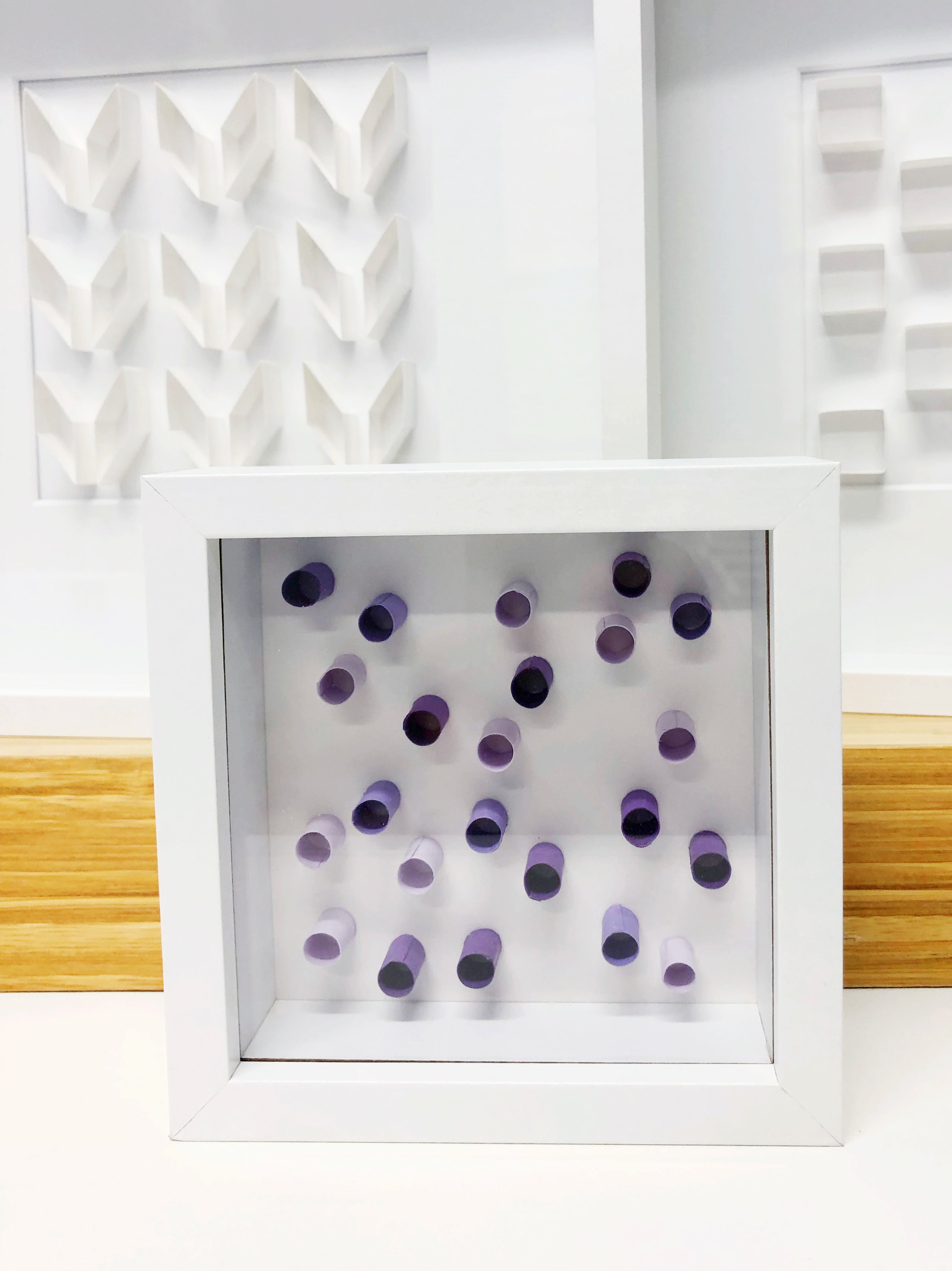 "H" Purple Mini Pattern 5"x 5"