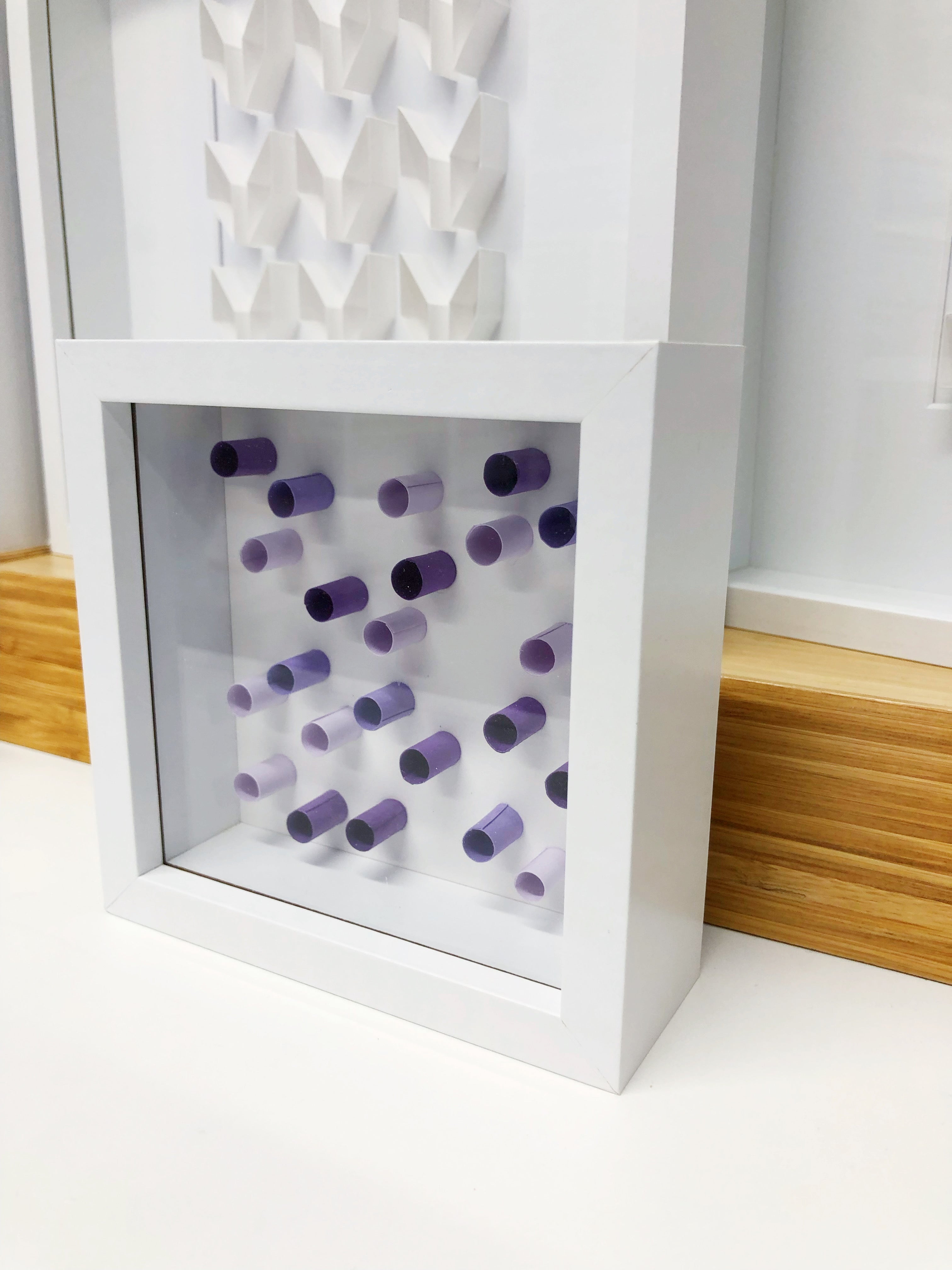 "H" Purple Mini Pattern 5"x 5"