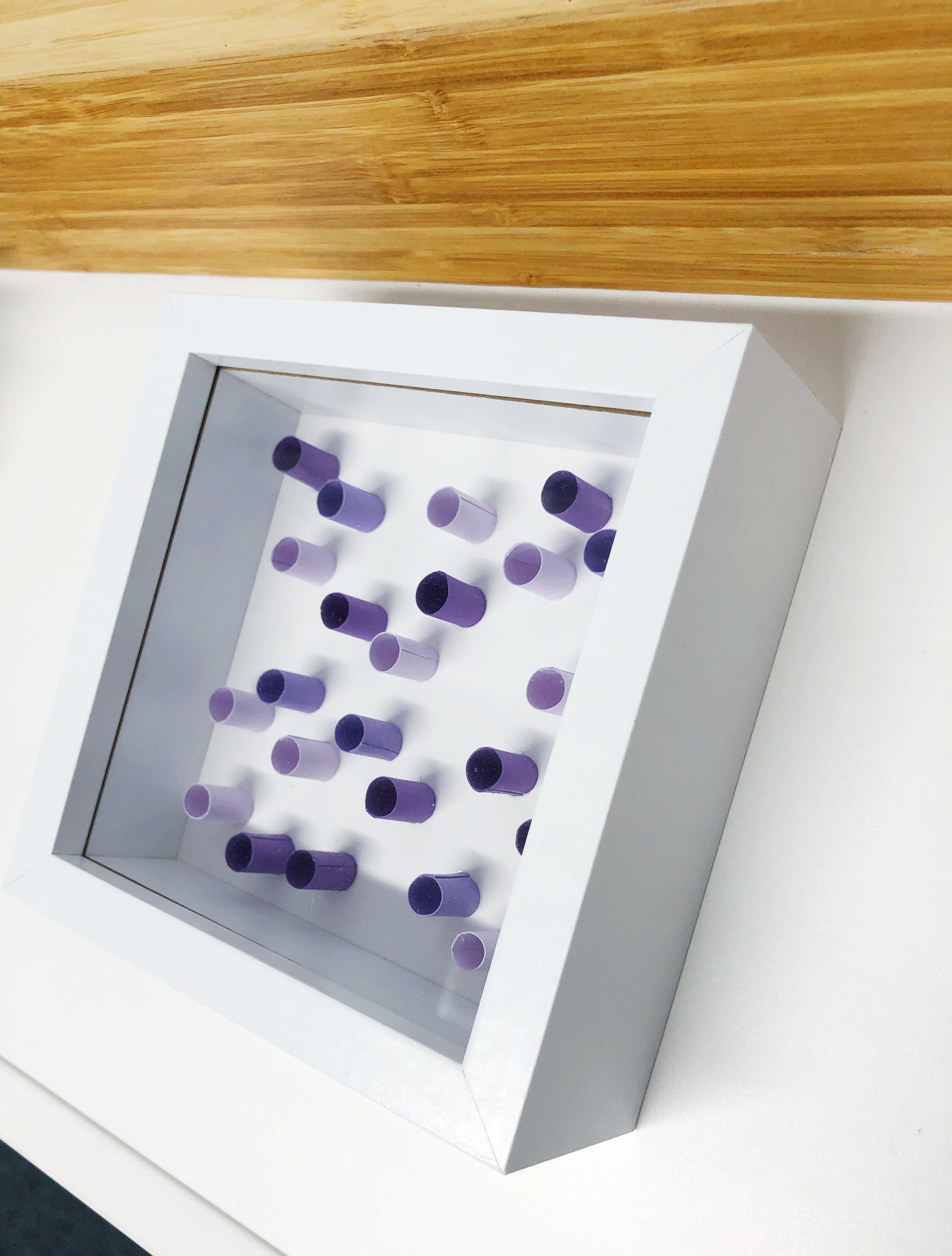 "H" Purple Mini Pattern 5"x 5"