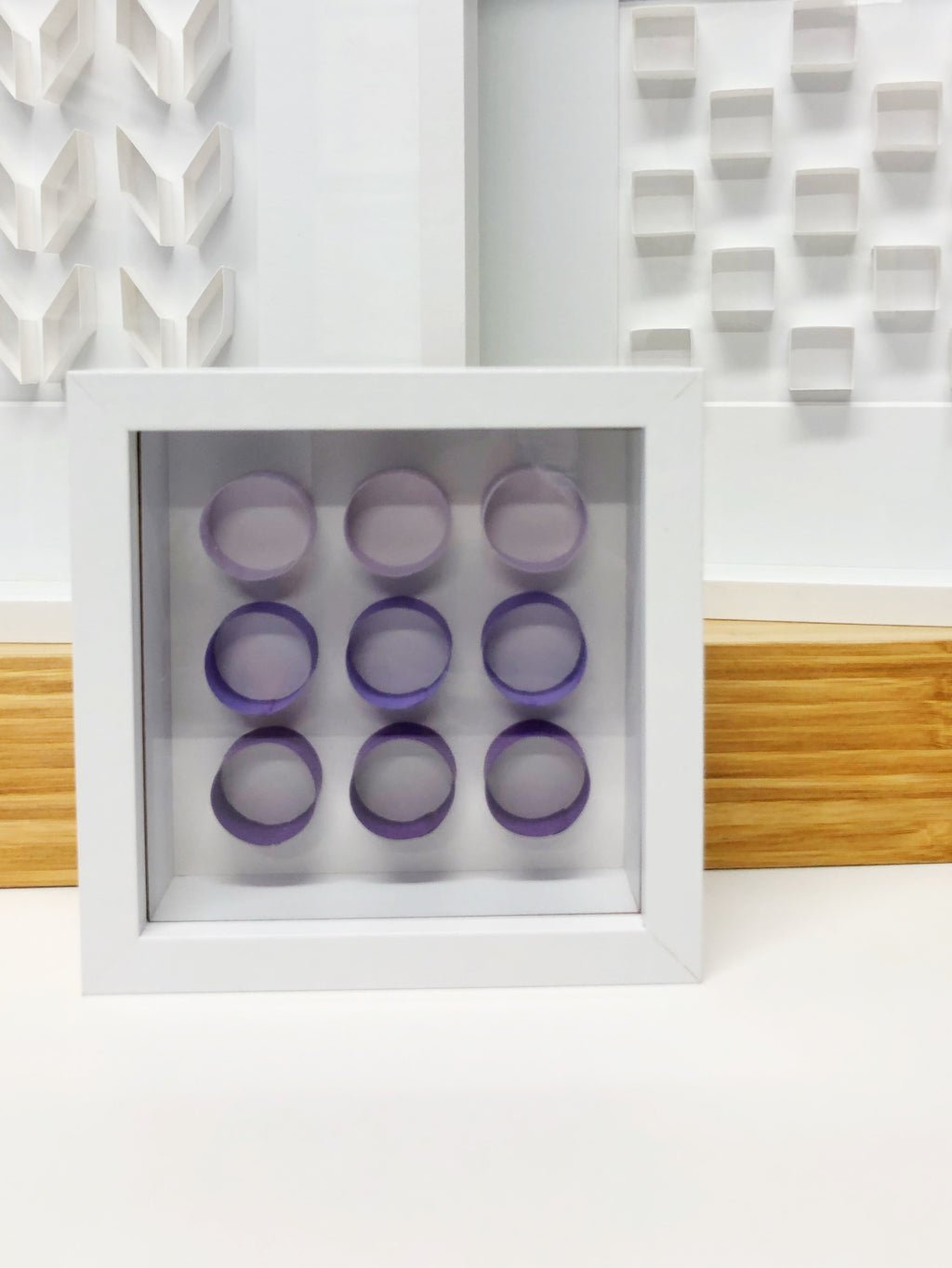 "A" Purple Mini Pattern 5"x 5"