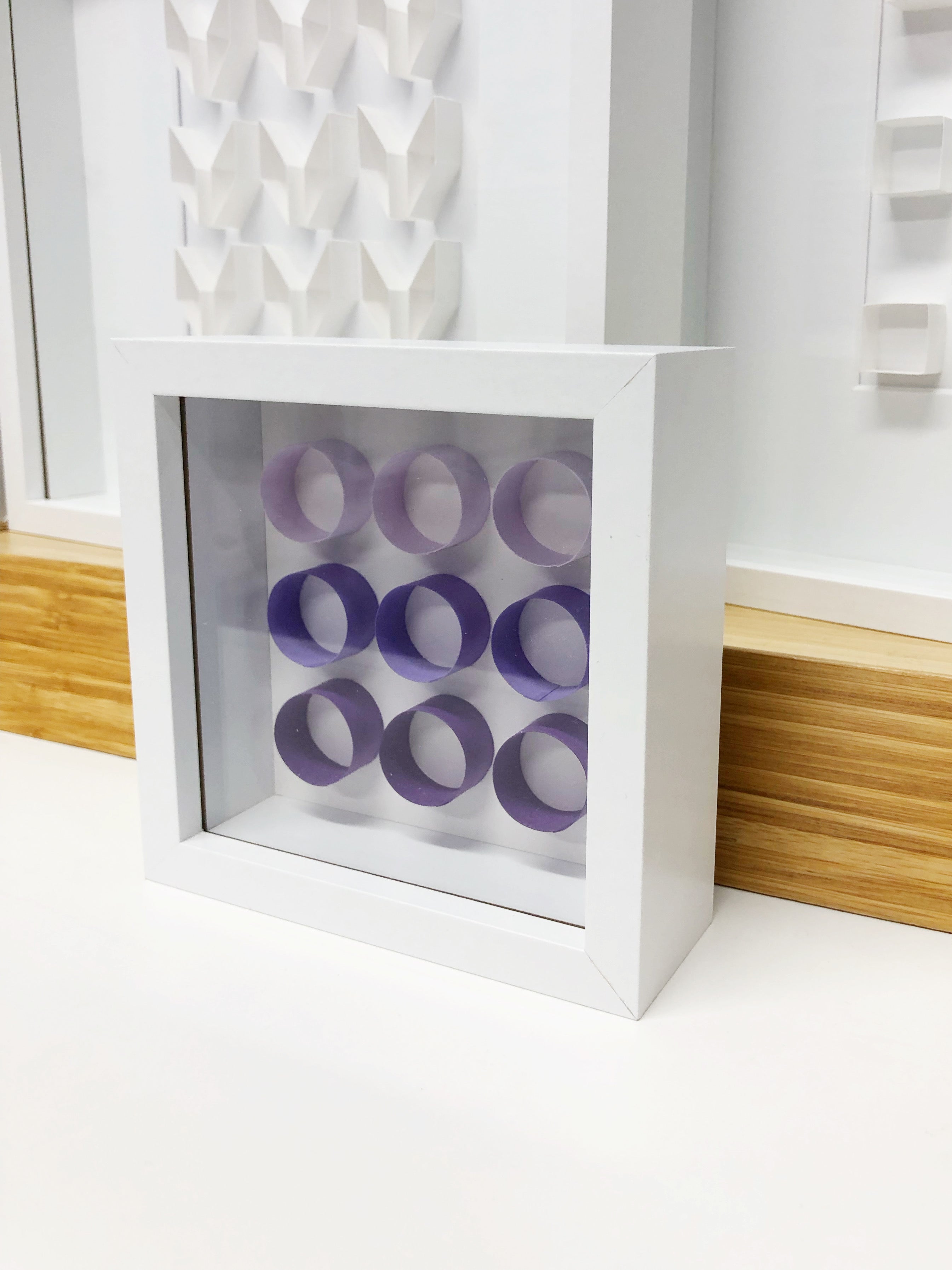 "A" Purple Mini Pattern 5"x 5"