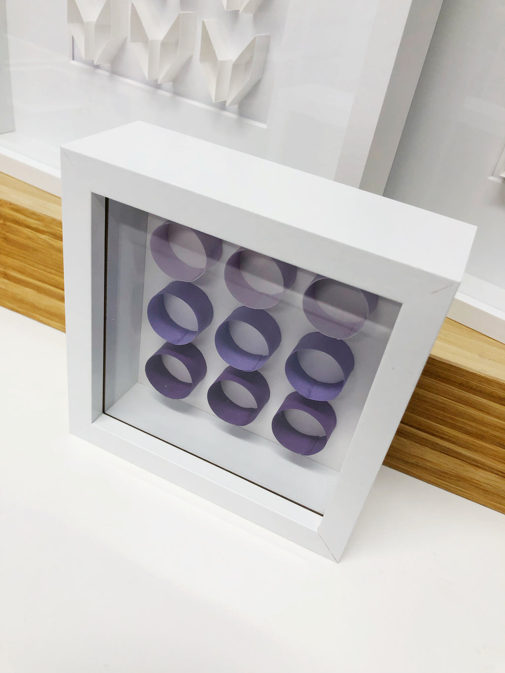 "A" Purple Mini Pattern 5"x 5"