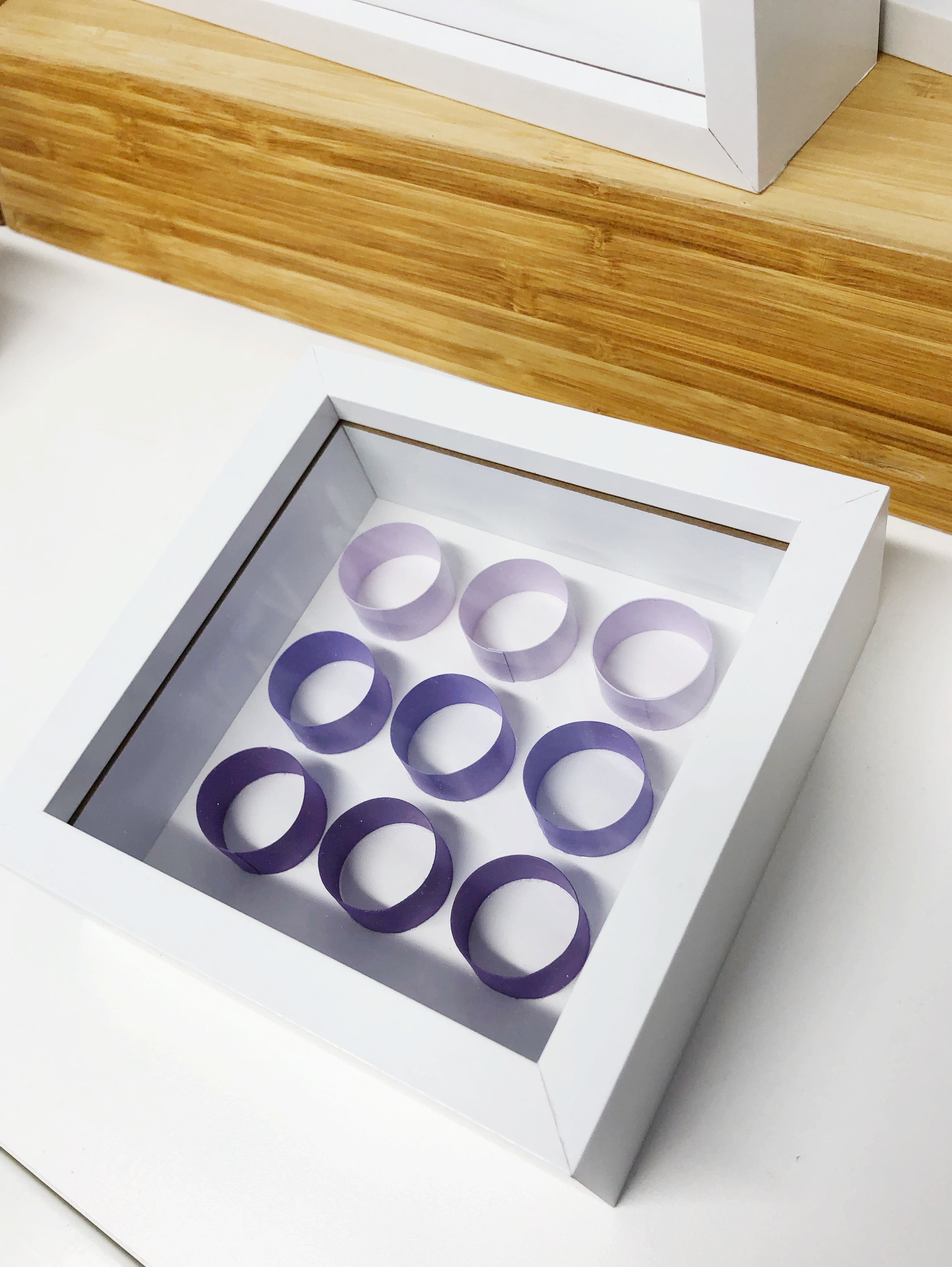 "A" Purple Mini Pattern 5"x 5"