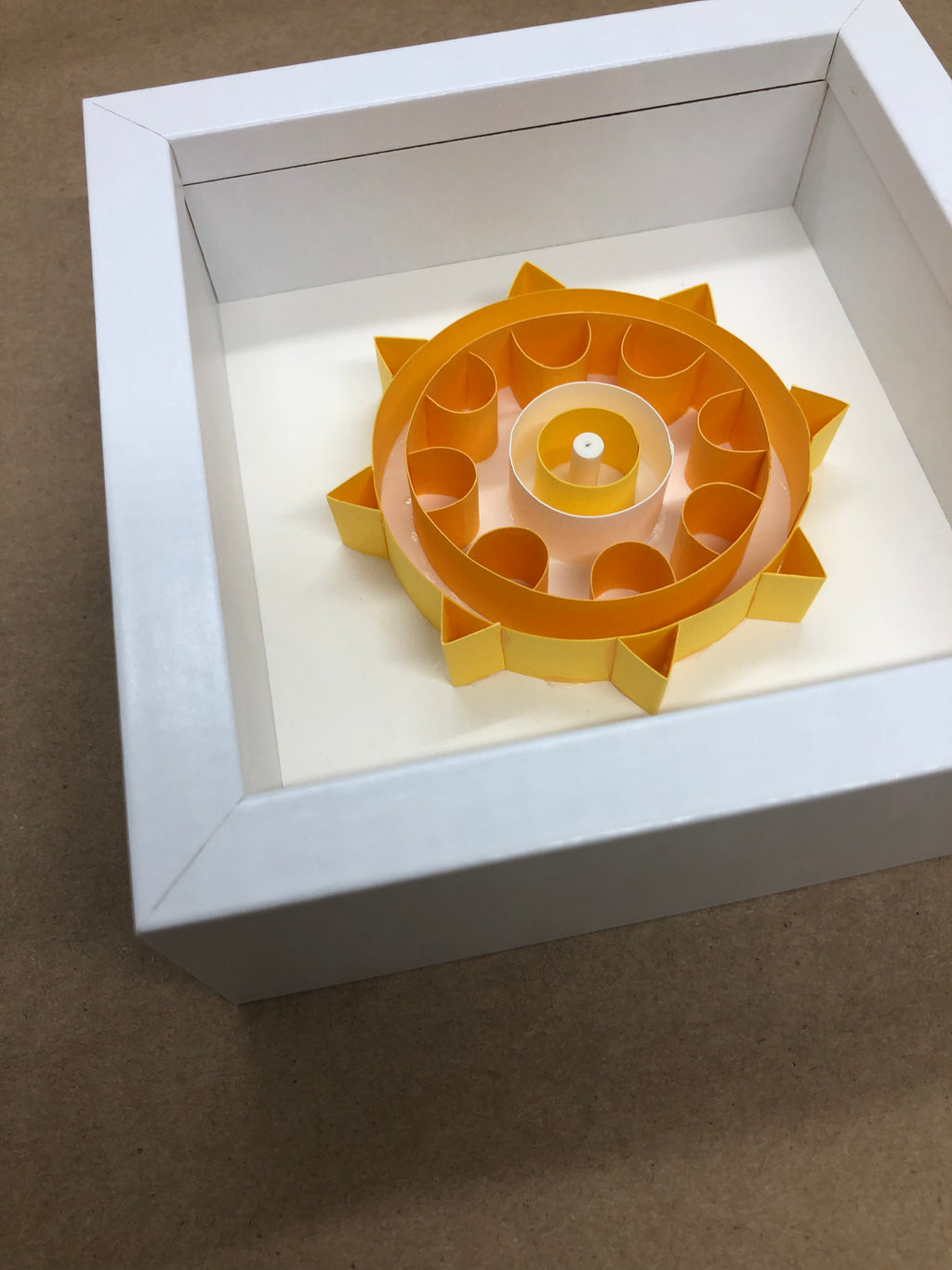Orange Mini Mandala